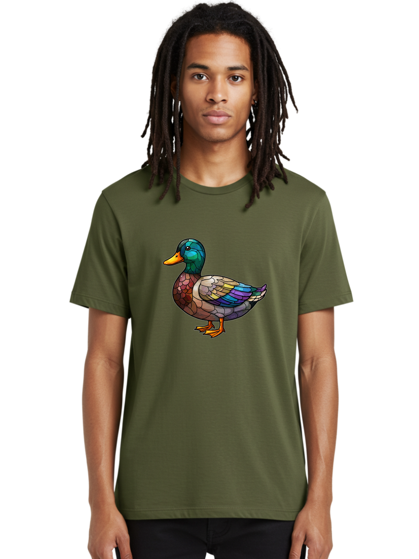 Mallard-Duck Men'S Graphic Tee, 100% Cotton, Comfortable Casual Summer Wear, Machine Washable, Vintage Camera, Old Camera, Antique Camera, Black Camera, Classic Photography, Photography Equipment, Nostalgic Device, Film Camera, Camera Art Bak851