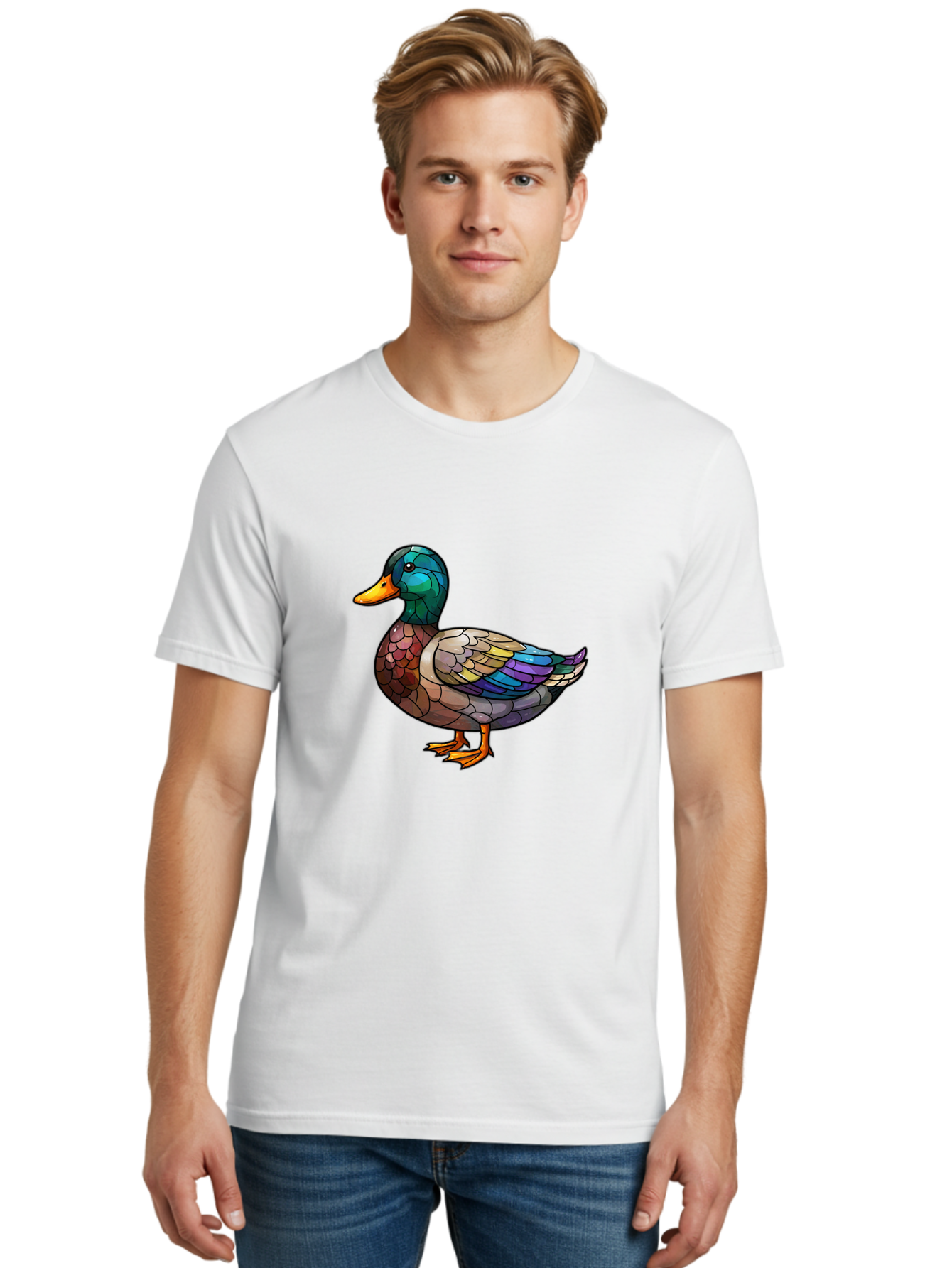 Mallard-Duck Men'S Graphic Tee, 100% Cotton, Comfortable Casual Summer Wear, Machine Washable, Vintage Camera, Old Camera, Antique Camera, Black Camera, Classic Photography, Photography Equipment, Nostalgic Device, Film Camera, Camera Art Bak851