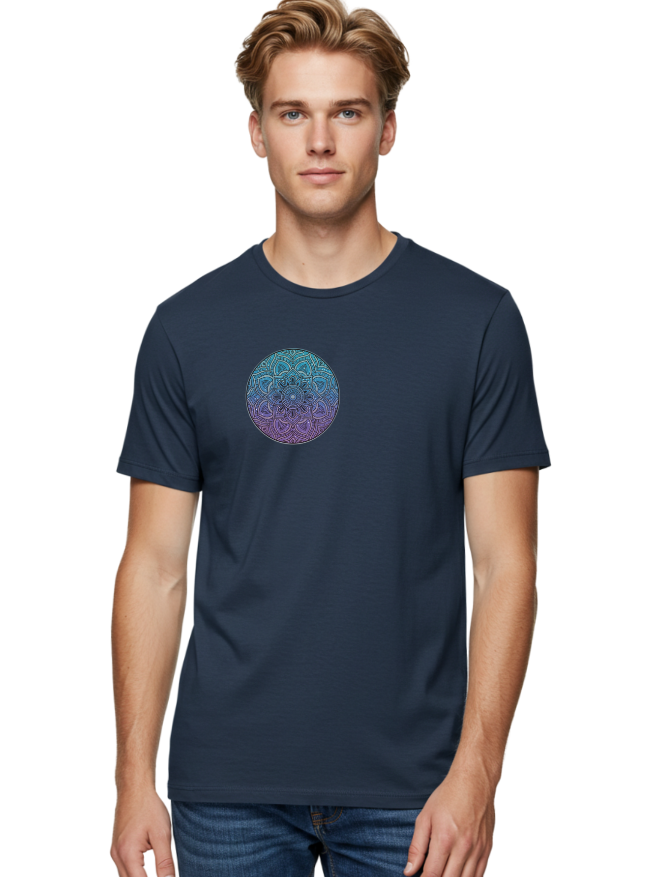 Mandala Men'S Graphic Tee, 100% Cotton, Comfortable Casual Summer Wear, Machine Washable, Vintage Camera, Old Camera, Antique Camera, Black Camera, Classic Photography, Photography Equipment, Nostalgic Device, Film Camera, Camera Art Bak852