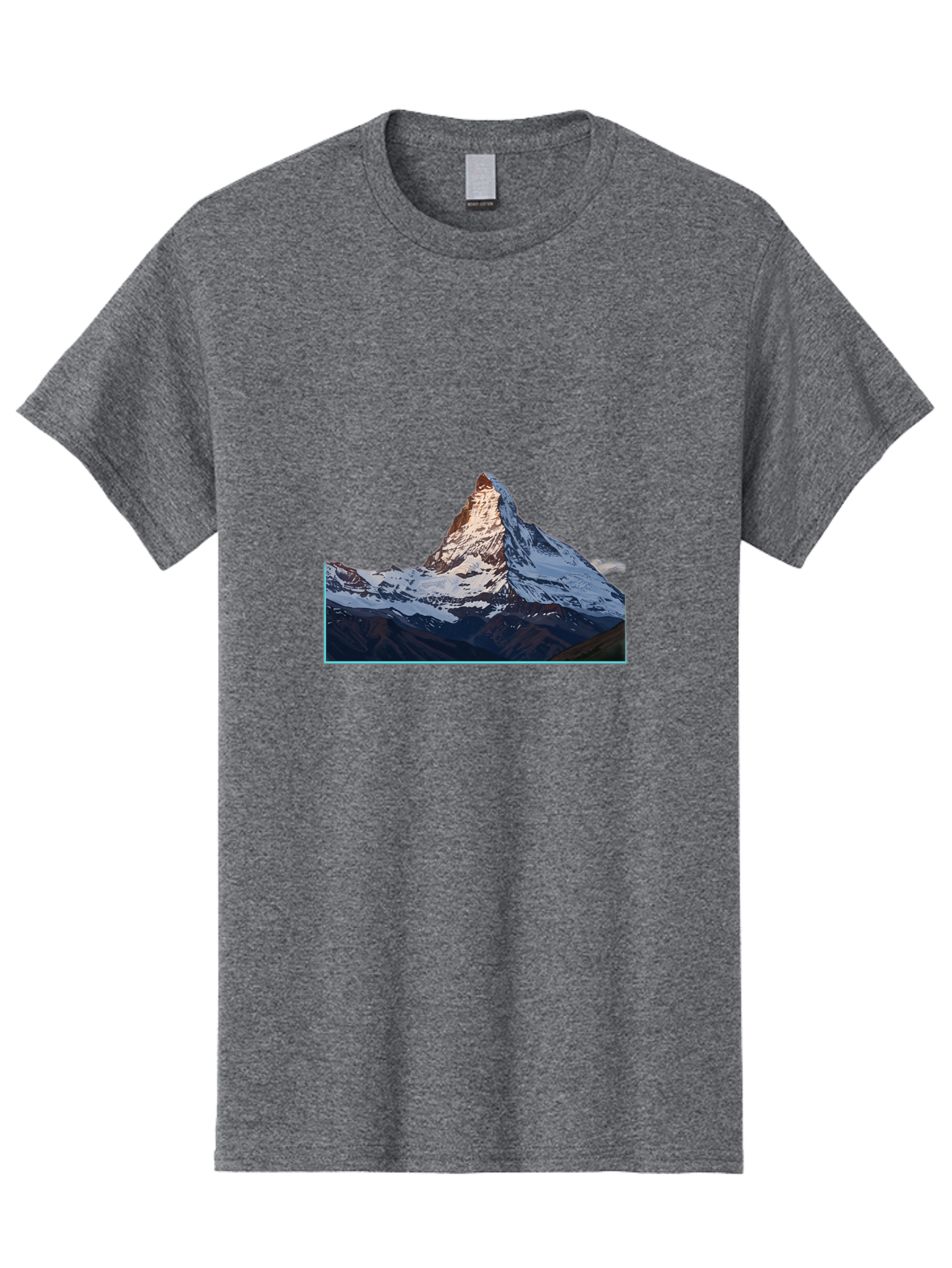 Matterhorn Men'S Graphic Tee, 100% Cotton, Comfortable Casual Summer Wear, Machine Washable, Vintage Camera, Old Camera, Antique Camera, Black Camera, Classic Photography, Photography Equipment, Nostalgic Device, Film Camera, Camera Art Bak855