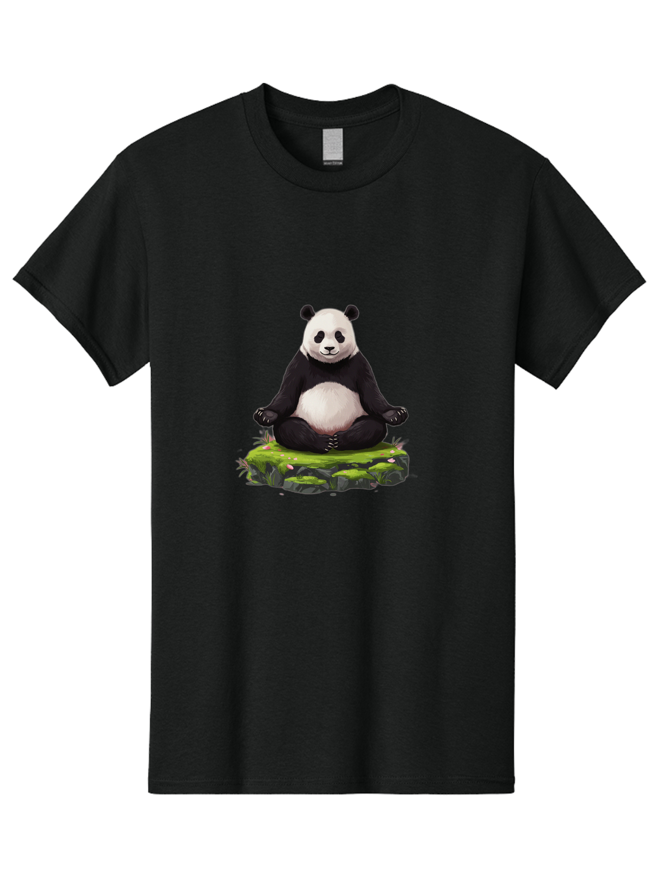 Meditating-Panda-1 Men'S Graphic Tee, 100% Cotton, Comfortable Casual Summer Wear, Machine Washable, Vintage Camera, Old Camera, Antique Camera, Black Camera, Classic Photography, Photography Equipment, Nostalgic Device, Film Camera, Bak860