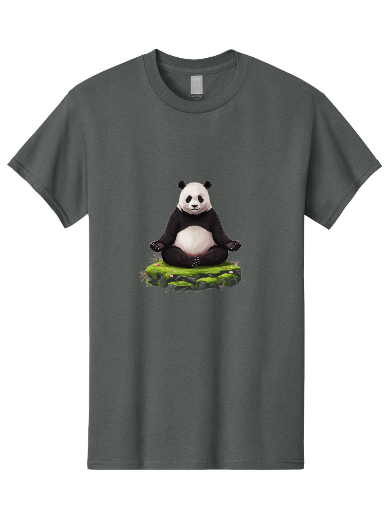 Meditating-Panda-1 Men'S Graphic Tee, 100% Cotton, Comfortable Casual Summer Wear, Machine Washable, Vintage Camera, Old Camera, Antique Camera, Black Camera, Classic Photography, Photography Equipment, Nostalgic Device, Film Camera, Bak860