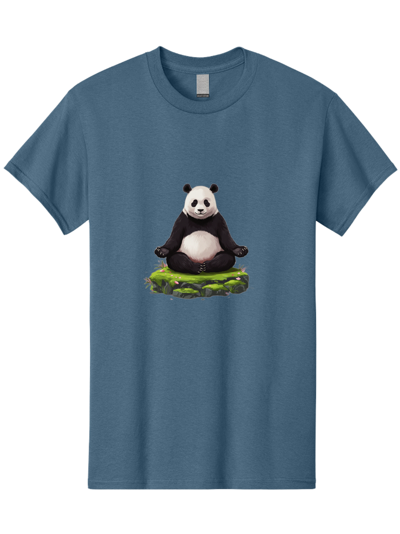 Meditating-Panda-1 Men'S Graphic Tee, 100% Cotton, Comfortable Casual Summer Wear, Machine Washable, Vintage Camera, Old Camera, Antique Camera, Black Camera, Classic Photography, Photography Equipment, Nostalgic Device, Film Camera, Bak860