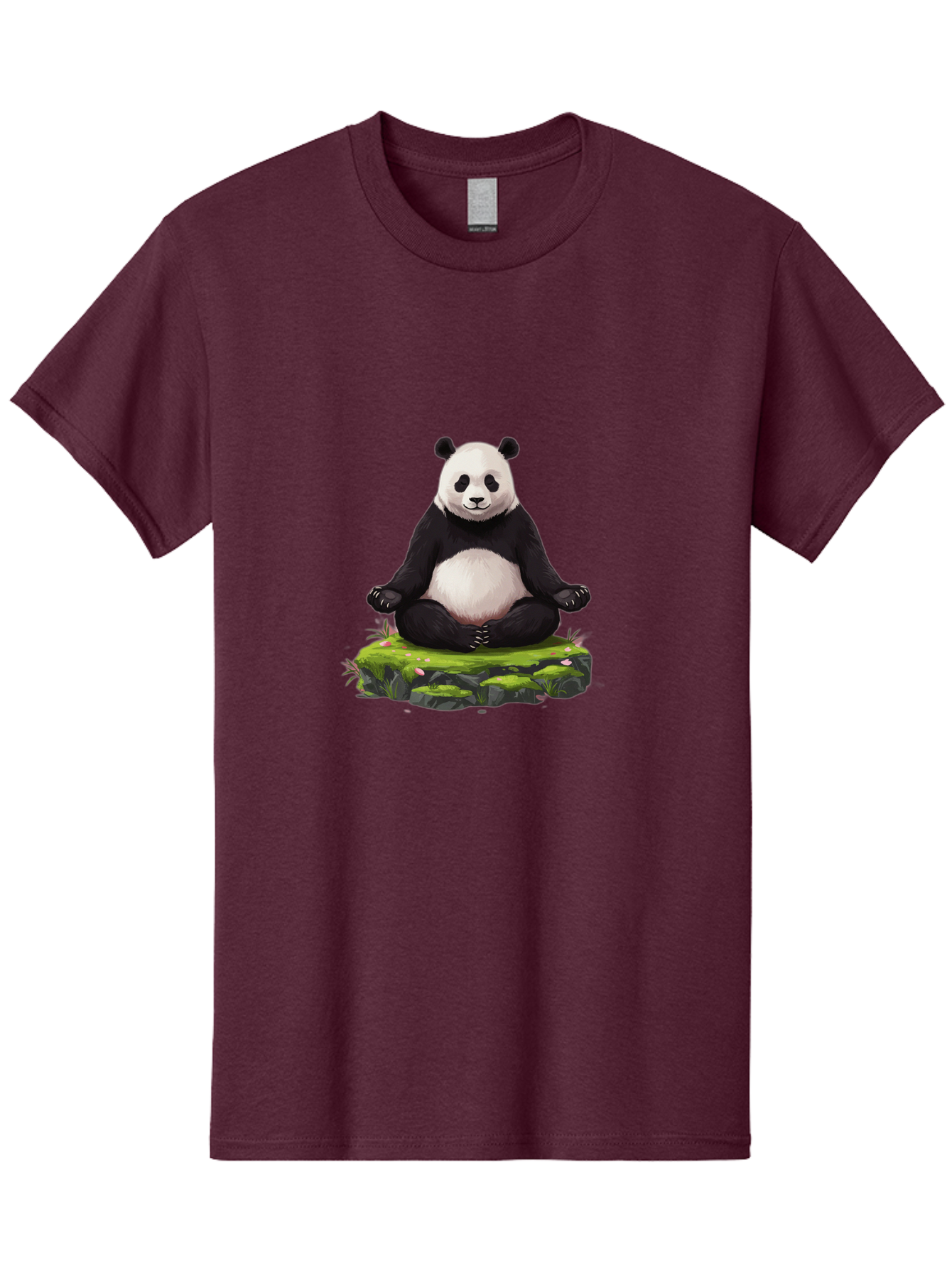 Meditating-Panda-1 Men'S Graphic Tee, 100% Cotton, Comfortable Casual Summer Wear, Machine Washable, Vintage Camera, Old Camera, Antique Camera, Black Camera, Classic Photography, Photography Equipment, Nostalgic Device, Film Camera, Bak860