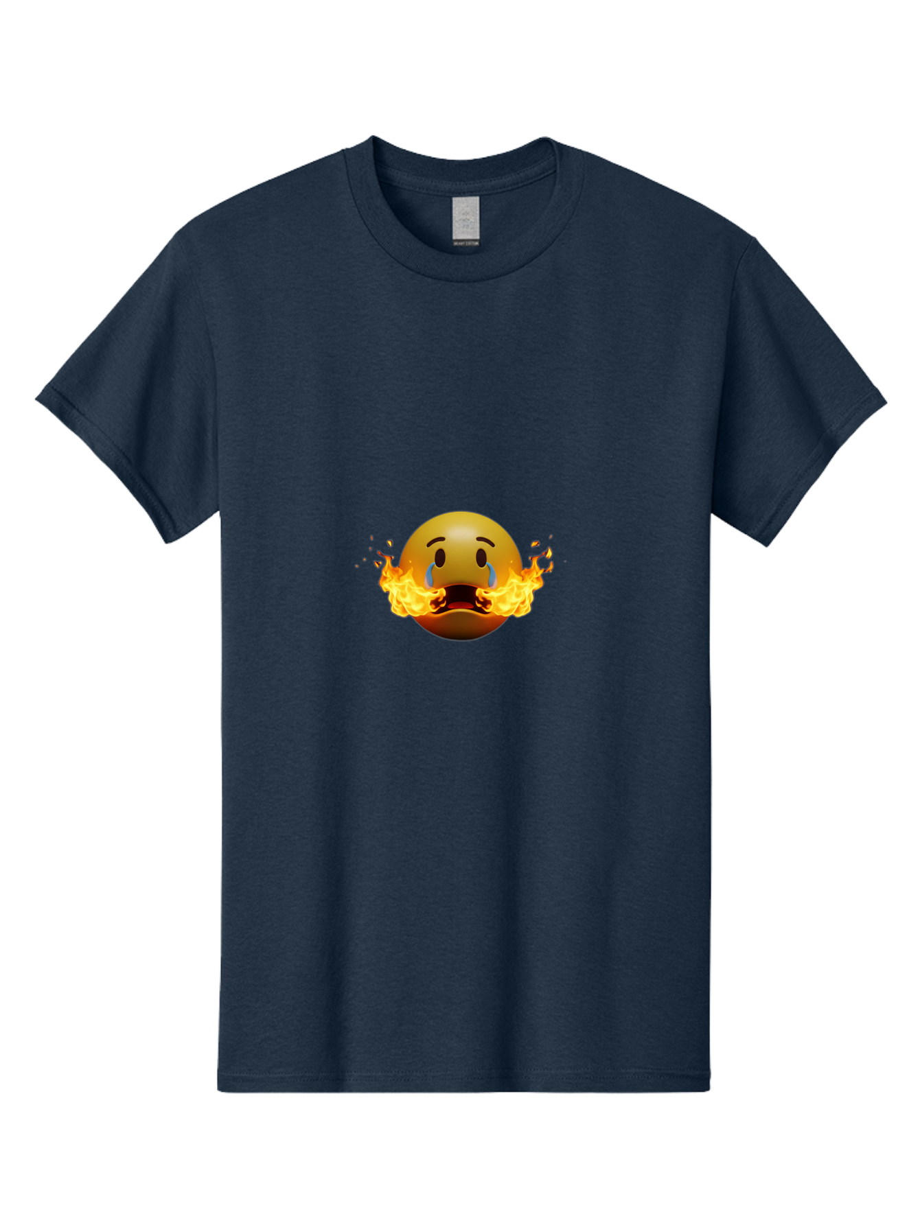 Melting-Face-Emoji-1 Men'S Graphic Tee, 100% Cotton, Comfortable Casual Summer Wear, Machine Washable, Vintage Camera, Old Camera, Antique Camera, Black Camera, Classic Photography, Photography Equipment, Nostalgic Device, Film Camera, Bak864