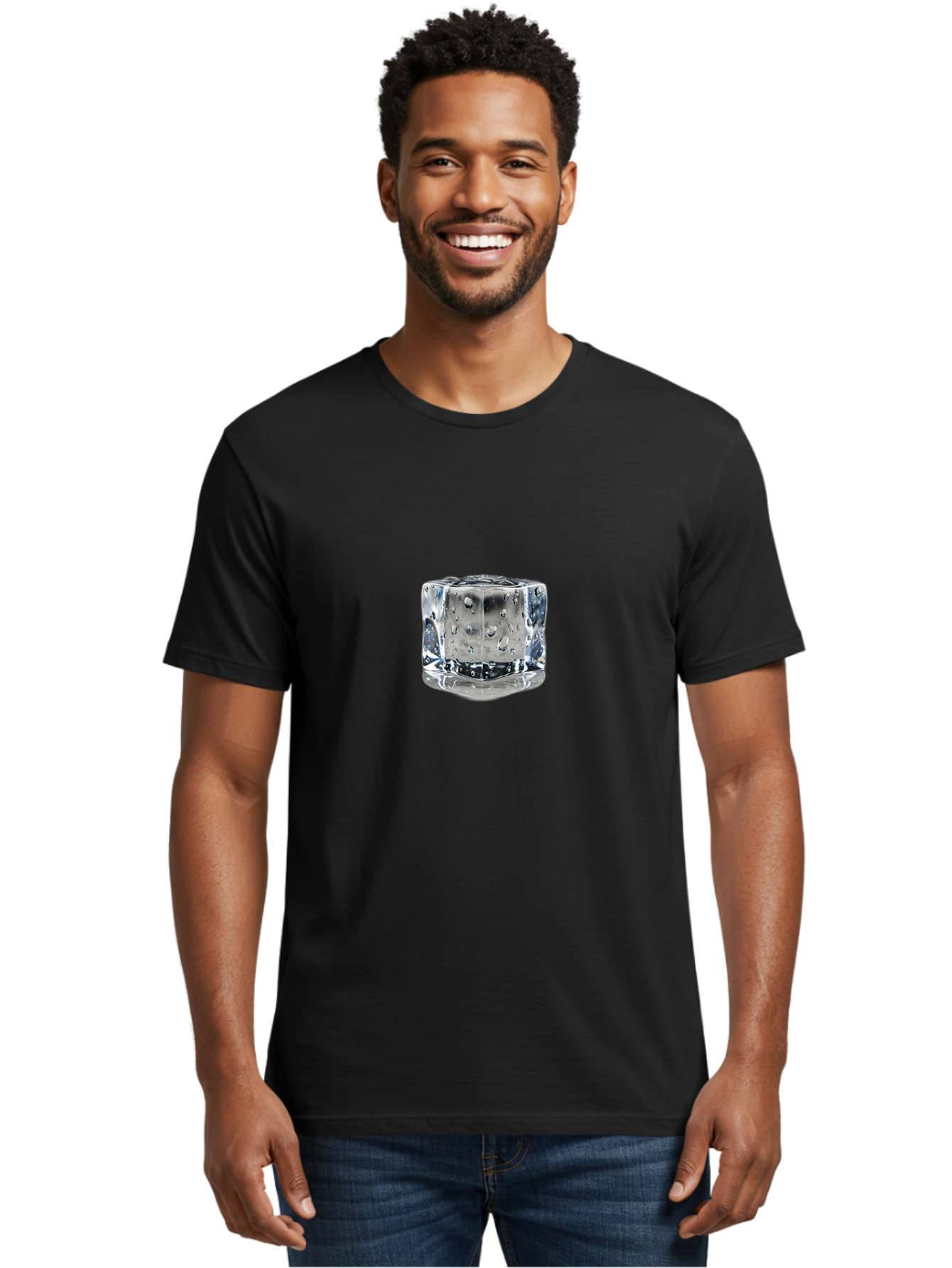 Melting-Ice-Cube Men'S Graphic Tee, 100% Cotton, Comfortable Casual Summer Wear, Machine Washable, Vintage Camera, Old Camera, Antique Camera, Black Camera, Classic Photography, Photography Equipment, Nostalgic Device, Film Camera, Camera Art Bak873