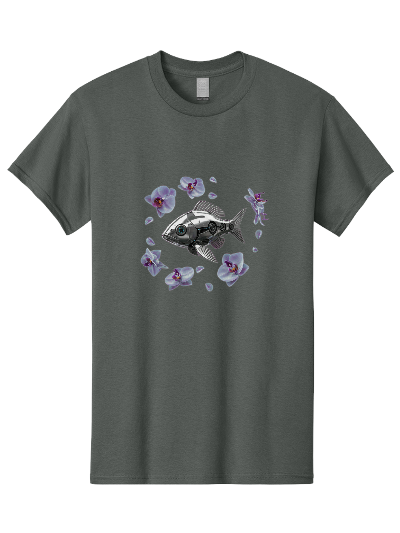 Metal-Fish-Orchid Men'S Graphic Tee, 100% Cotton, Comfortable Casual Summer Wear, Machine Washable, Vintage Camera, Old Camera, Antique Camera, Black Camera, Classic Photography, Photography Equipment, Nostalgic Device, Film Camera, Camera Art Bak877