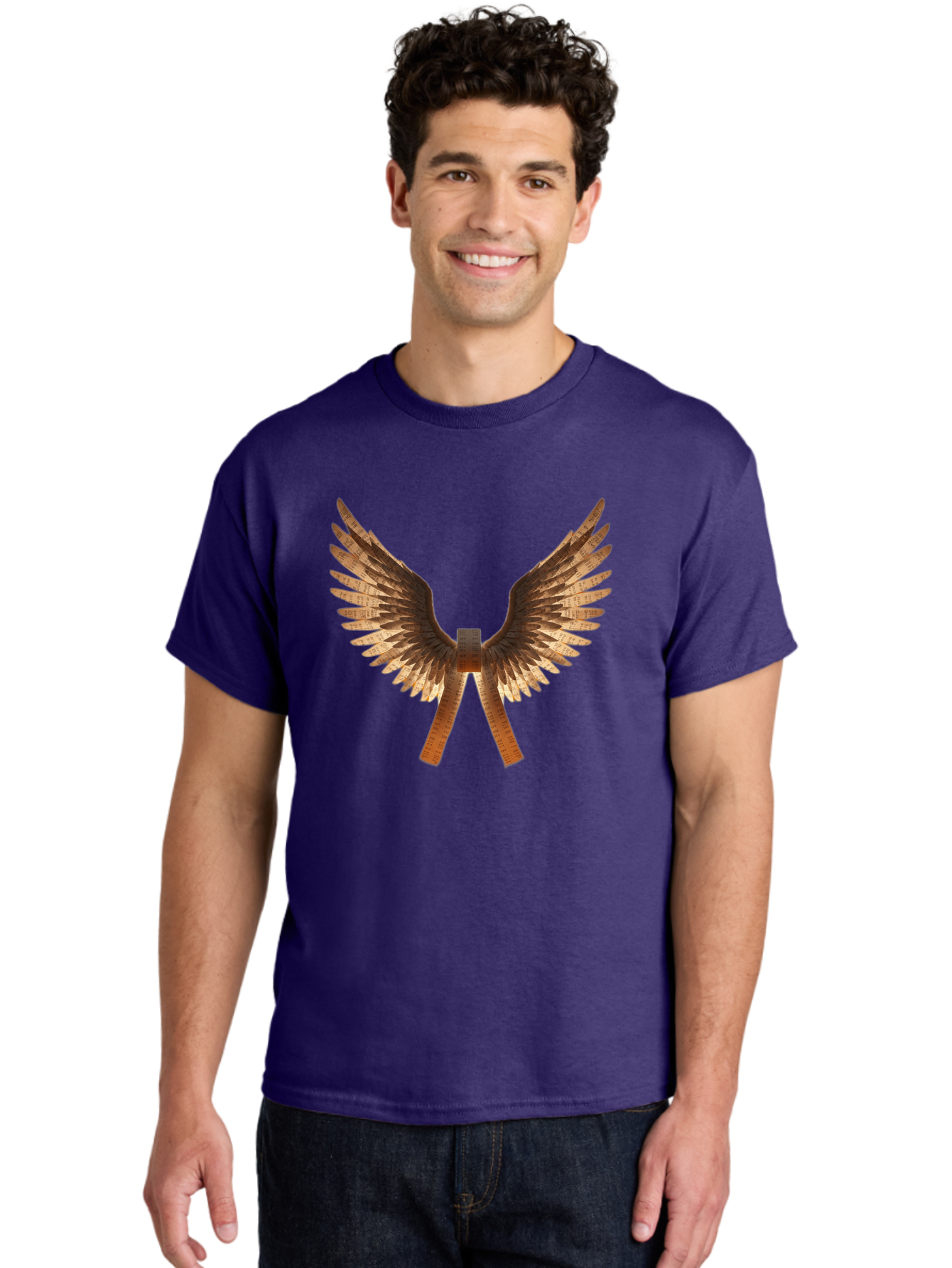 Metallic-Bird-Wings Men'S Graphic Tee, 100% Cotton, Comfortable Casual Summer Wear, Machine Washable, Vintage Camera, Old Camera, Antique Camera, Black Camera, Classic Photography, Photography Equipment, Nostalgic Device, Film Camera, Bak880