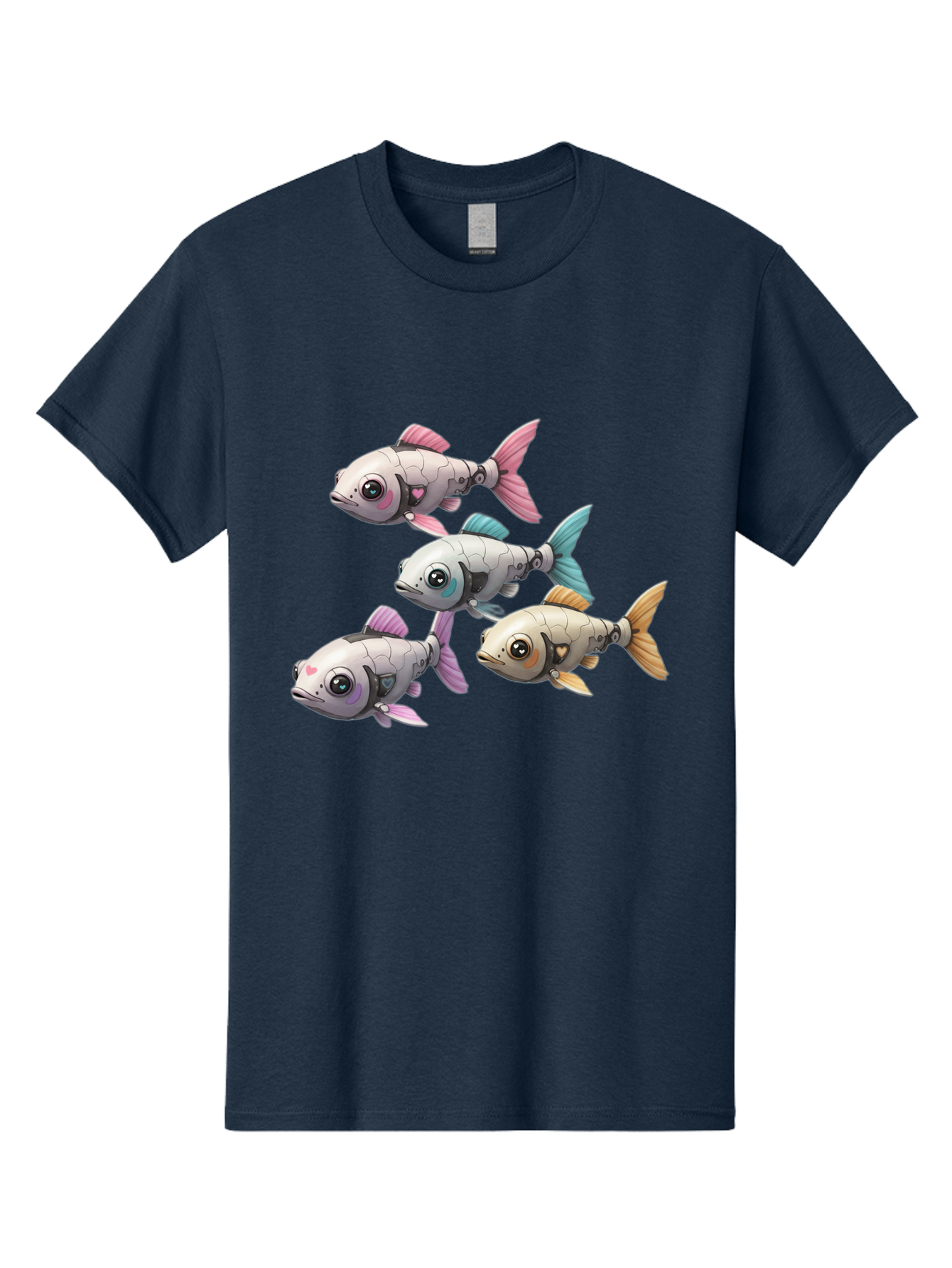 Metallic-Fish Men'S Graphic Tee, 100% Cotton, Comfortable Casual Summer Wear, Machine Washable, Vintage Camera, Old Camera, Antique Camera, Black Camera, Classic Photography, Photography Equipment, Nostalgic Device, Film Camera, Camera Art Bak883