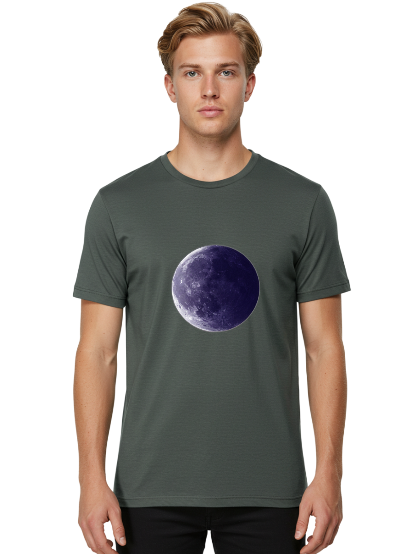 Moon Men'S Graphic Tee, 100% Cotton, Comfortable Casual Summer Wear, Machine Washable, Vintage Camera, Old Camera, Antique Camera, Black Camera, Classic Photography, Photography Equipment, Nostalgic Device, Film Camera, Camera Art Bak901