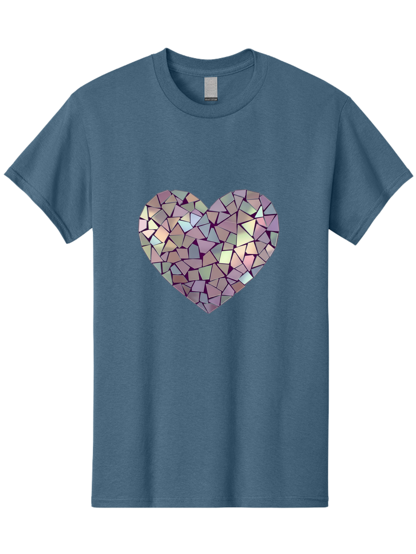 Mosaic-Heart Men'S Graphic Tee, 100% Cotton, Comfortable Casual Summer Wear, Machine Washable, Vintage Camera, Old Camera, Antique Camera, Black Camera, Classic Photography, Photography Equipment, Nostalgic Device, Film Camera, Camera Art Bak906