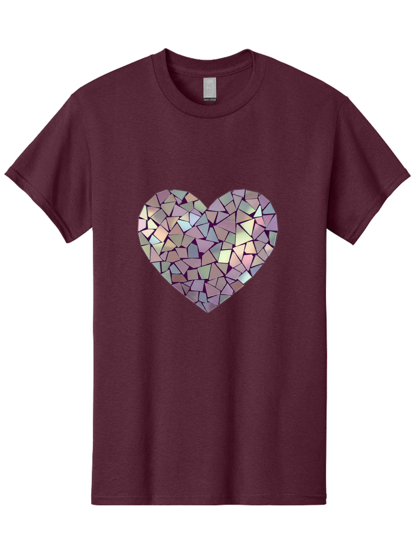 Mosaic-Heart Men'S Graphic Tee, 100% Cotton, Comfortable Casual Summer Wear, Machine Washable, Vintage Camera, Old Camera, Antique Camera, Black Camera, Classic Photography, Photography Equipment, Nostalgic Device, Film Camera, Camera Art Bak906