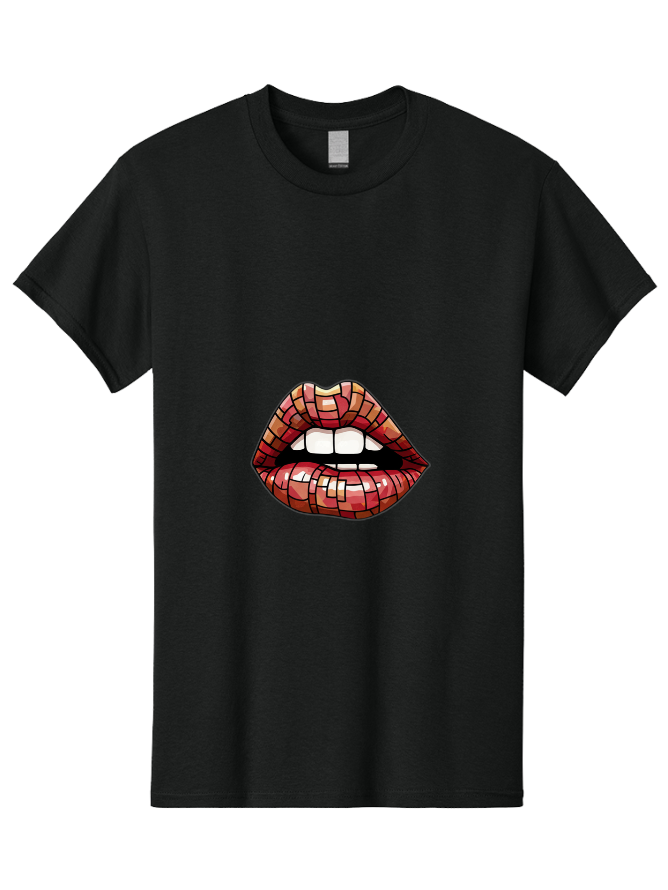 Mosaic-Lips Men'S Graphic Tee, 100% Cotton, Comfortable Casual Summer Wear, Machine Washable, Vintage Camera, Old Camera, Antique Camera, Black Camera, Classic Photography, Photography Equipment, Nostalgic Device, Film Camera, Camera Art Bak908