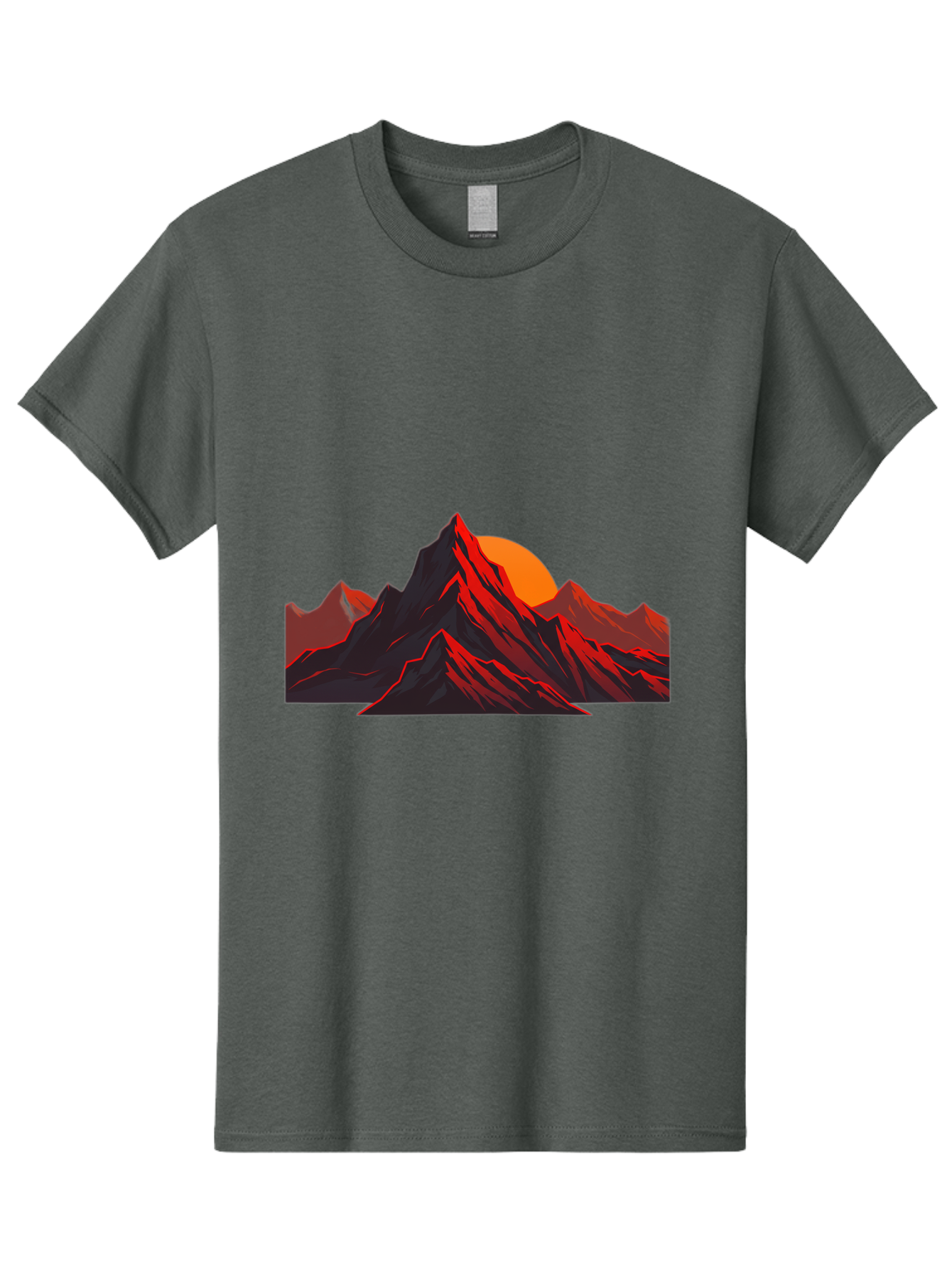 Mountain-At-Sunset Men'S Graphic Tee, 100% Cotton, Comfortable Casual Summer Wear, Machine Washable, Vintage Camera, Old Camera, Antique Camera, Black Camera, Classic Photography, Photography Equipment, Nostalgic Device, Film Camera, Bak909