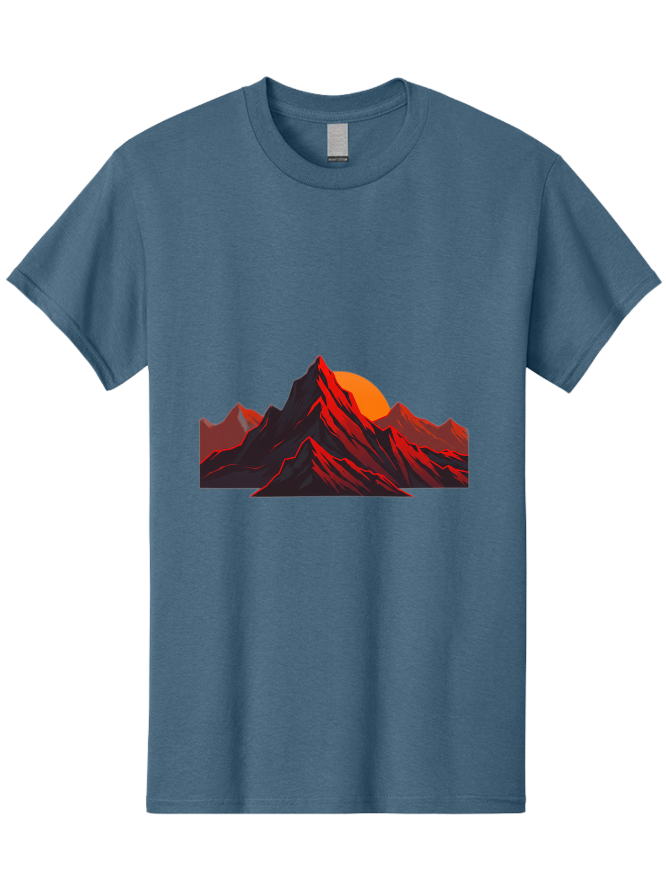 Mountain-At-Sunset Men'S Graphic Tee, 100% Cotton, Comfortable Casual Summer Wear, Machine Washable, Vintage Camera, Old Camera, Antique Camera, Black Camera, Classic Photography, Photography Equipment, Nostalgic Device, Film Camera, Bak909