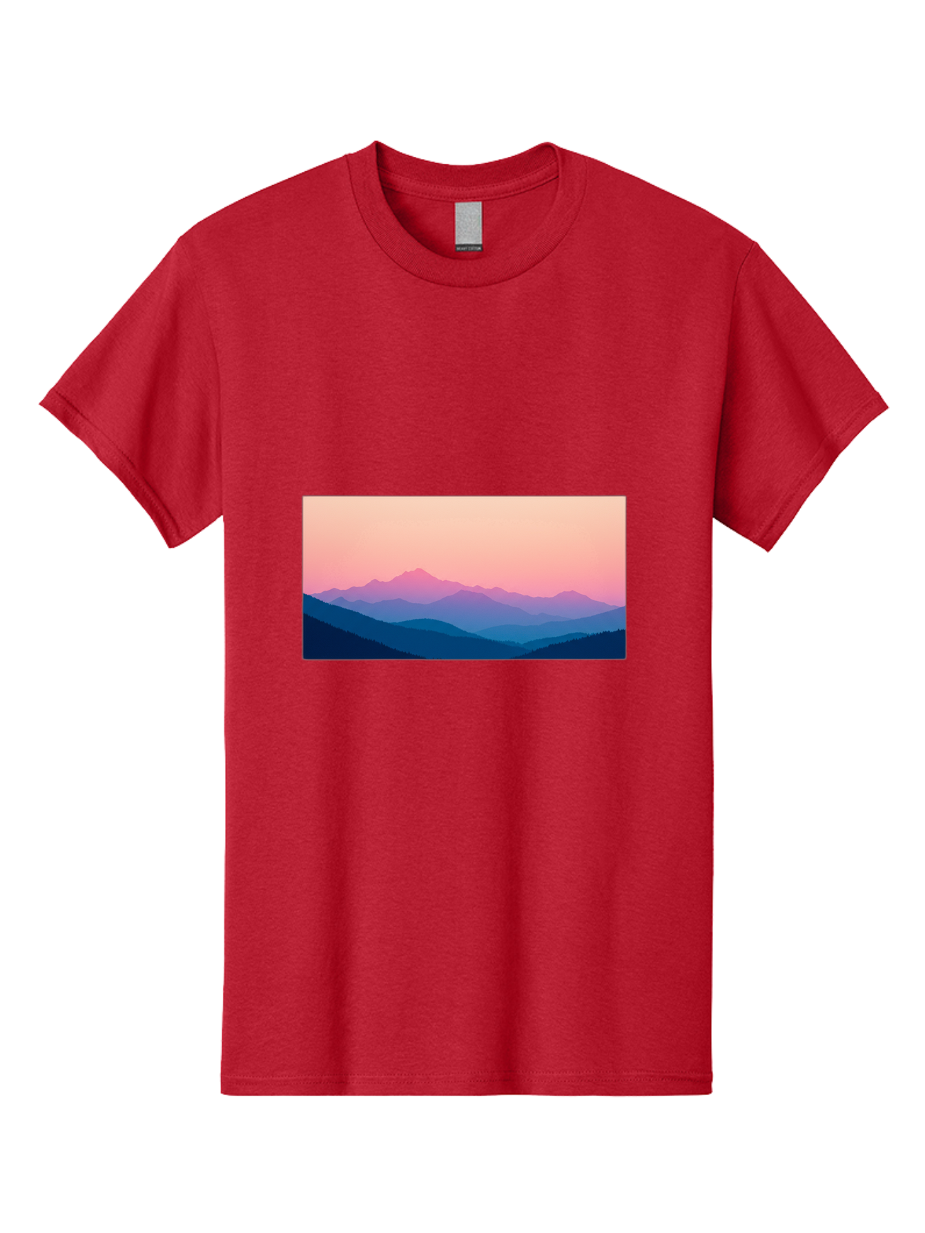 Mountain-Silhouettes Men'S Graphic Tee, 100% Cotton, Comfortable Casual Summer Wear, Machine Washable, Vintage Camera, Old Camera, Antique Camera, Black Camera, Classic Photography, Photography Equipment, Nostalgic Device, Film Camera, Bak913