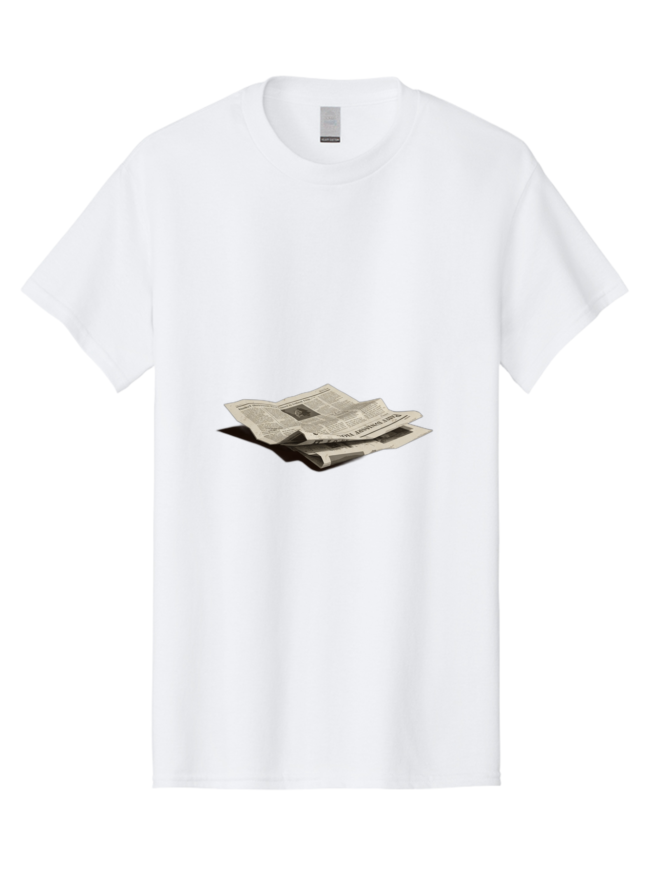 Newspaper Men'S Graphic Tee, 100% Cotton, Comfortable Casual Summer Wear, Machine Washable, Vintage Camera, Old Camera, Antique Camera, Black Camera, Classic Photography, Photography Equipment, Nostalgic Device, Film Camera, Camera Art Bak946