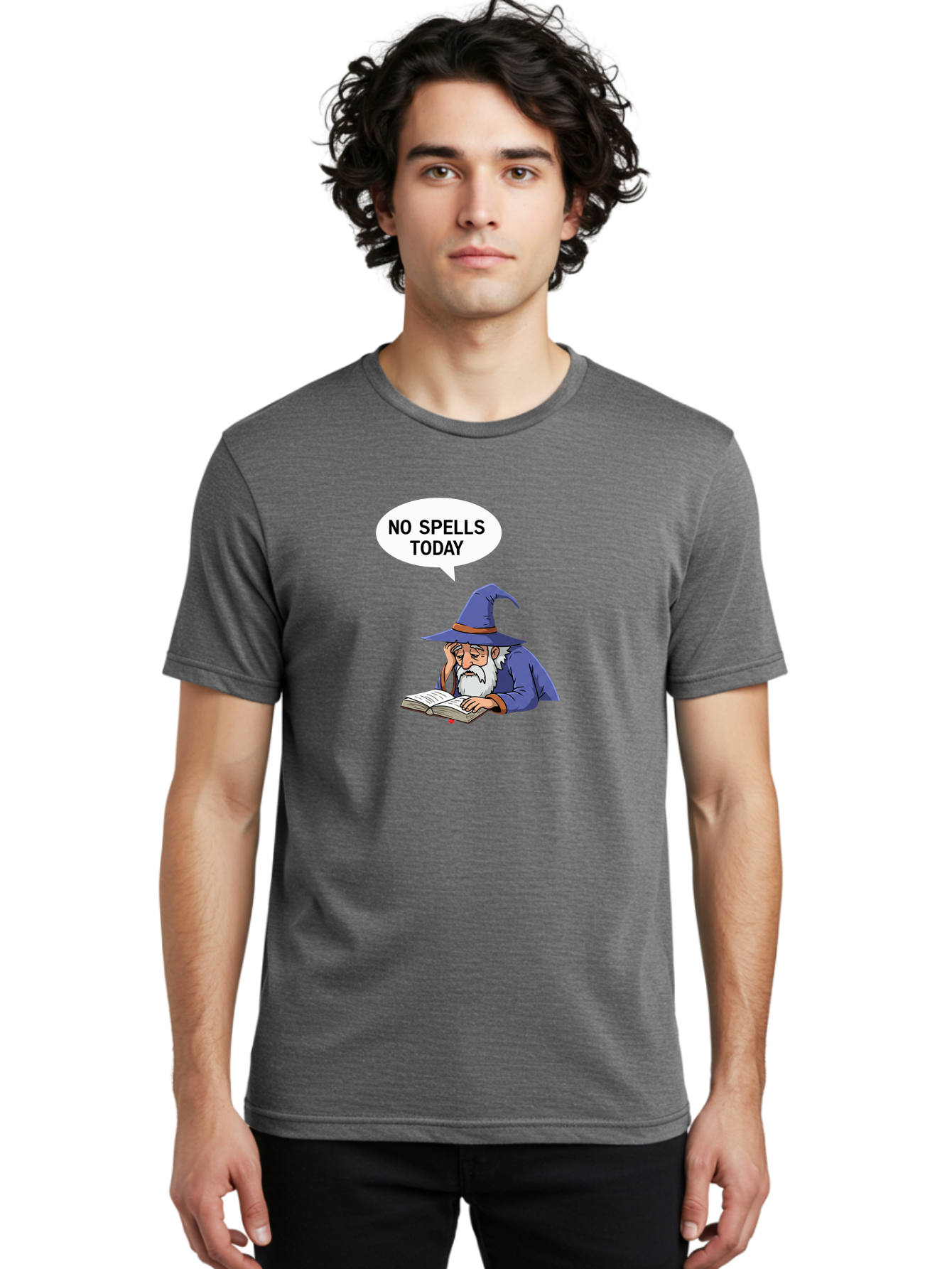 No-Spells-Today-1 Men'S Graphic Tee, 100% Cotton, Comfortable Casual Summer Wear, Machine Washable, Vintage Camera, Old Camera, Antique Camera, Black Camera, Classic Photography, Photography Equipment, Nostalgic Device, Film Camera, Camera Art Bak948