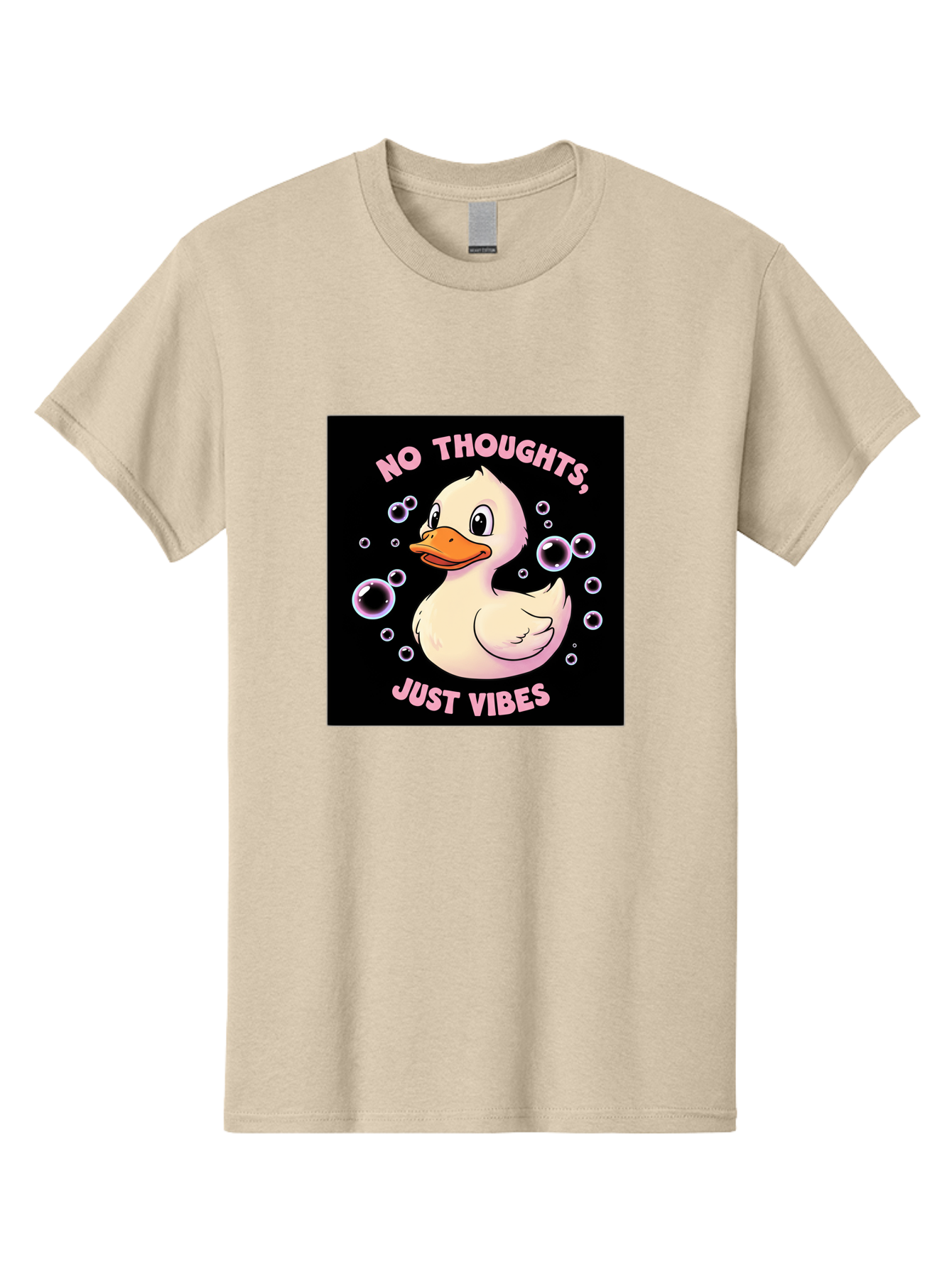 No-Thoughts-Just-Vibes-1 Men'S Graphic Tee, 100% Cotton, Comfortable Casual Summer Wear, Machine Washable, Vintage Camera, Old Camera, Antique Camera, Black Camera, Classic Photography, Photography Equipment, Nostalgic Device, Film Camera, Bak955