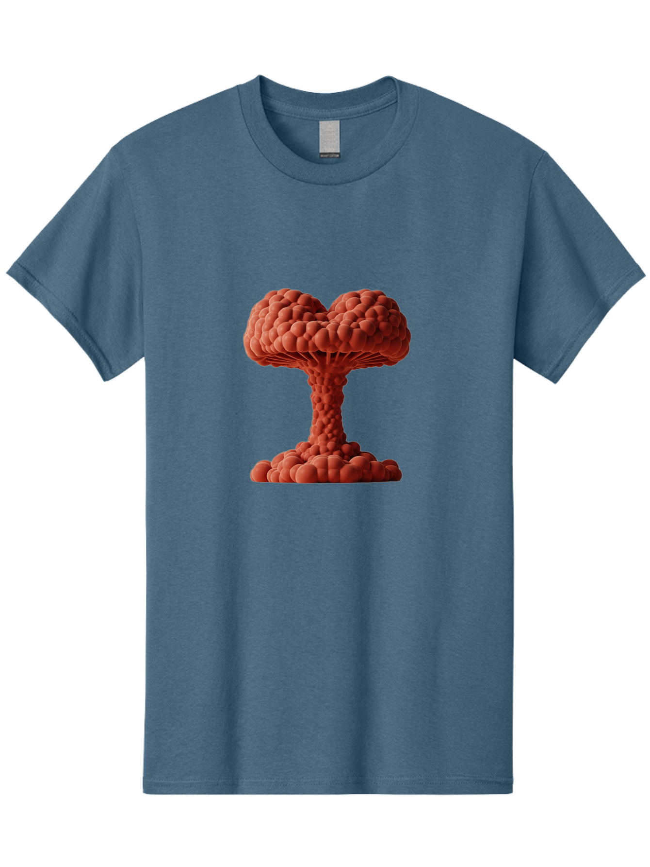 Nuclear-Explosion-2 Men'S Graphic Tee, 100% Cotton, Comfortable Casual Summer Wear, Machine Washable, Vintage Camera, Old Camera, Antique Camera, Black Camera, Classic Photography, Photography Equipment, Nostalgic Device, Film Camera, Bak977