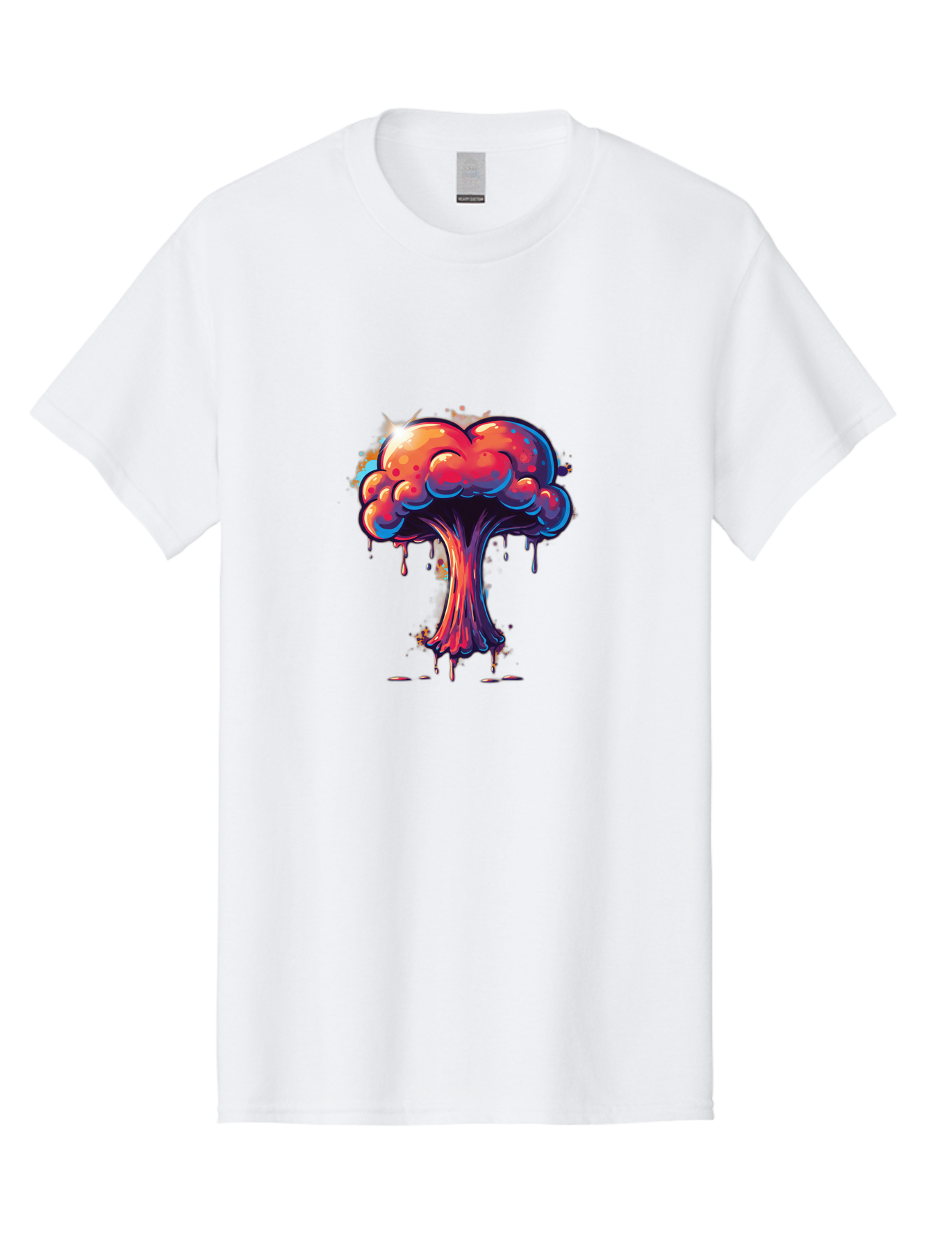 Nuclear-Explosion-3 Men'S Graphic Tee, 100% Cotton, Comfortable Casual Summer Wear, Machine Washable, Vintage Camera, Old Camera, Antique Camera, Black Camera, Classic Photography, Photography Equipment, Nostalgic Device, Film Camera, Bak978