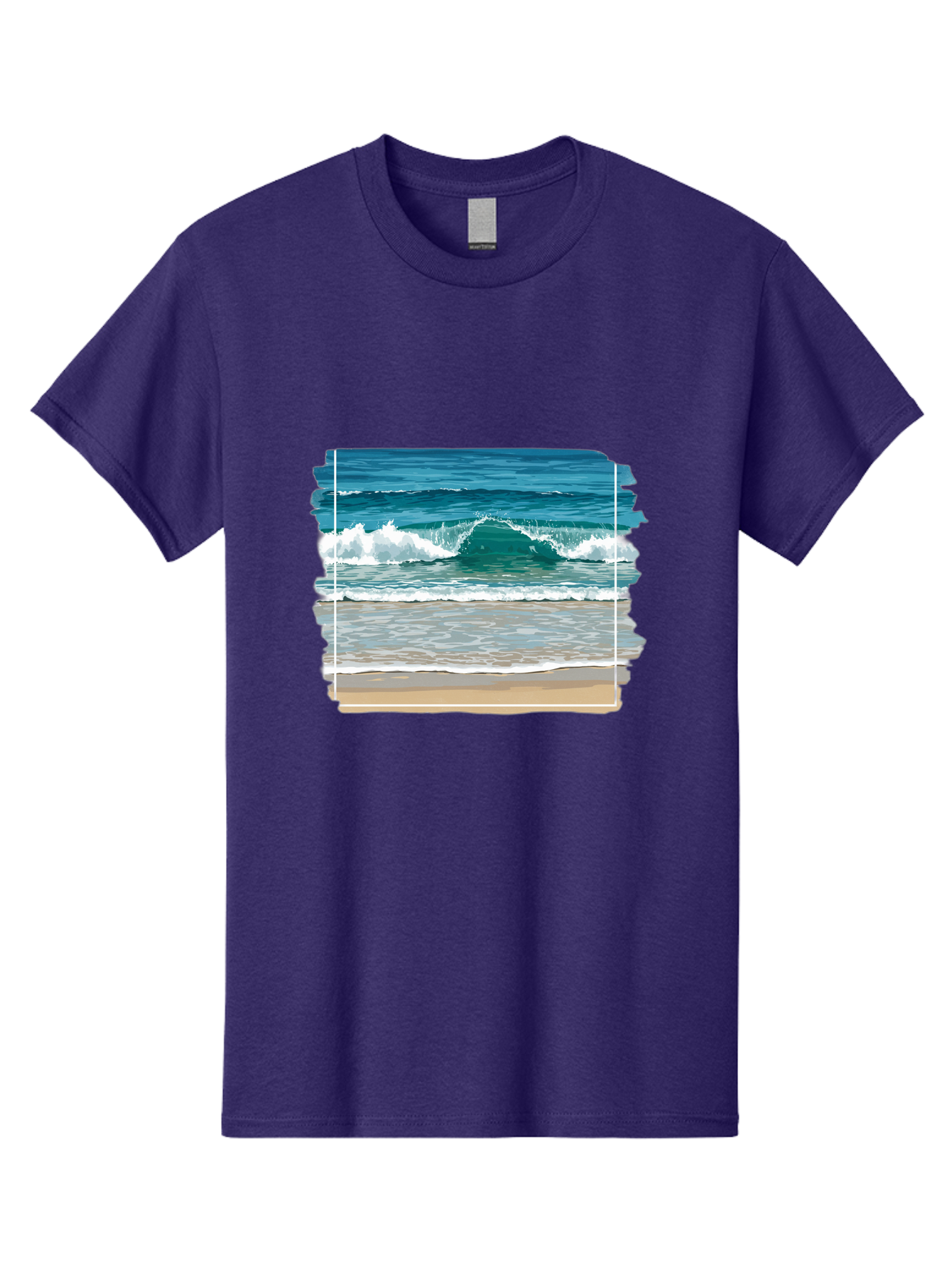 Ocean-Waves-2 Men'S Graphic Tee, 100% Cotton, Comfortable Casual Summer Wear, Machine Washable, Vintage Camera, Old Camera, Antique Camera, Black Camera, Classic Photography, Photography Equipment, Nostalgic Device, Film Camera, Camera Art Bak987