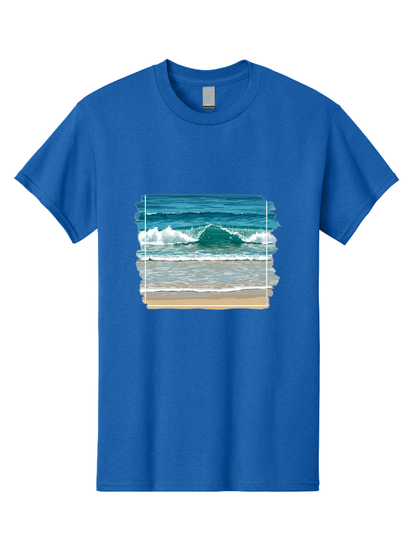 Ocean-Waves-2 Men'S Graphic Tee, 100% Cotton, Comfortable Casual Summer Wear, Machine Washable, Vintage Camera, Old Camera, Antique Camera, Black Camera, Classic Photography, Photography Equipment, Nostalgic Device, Film Camera, Camera Art Bak987