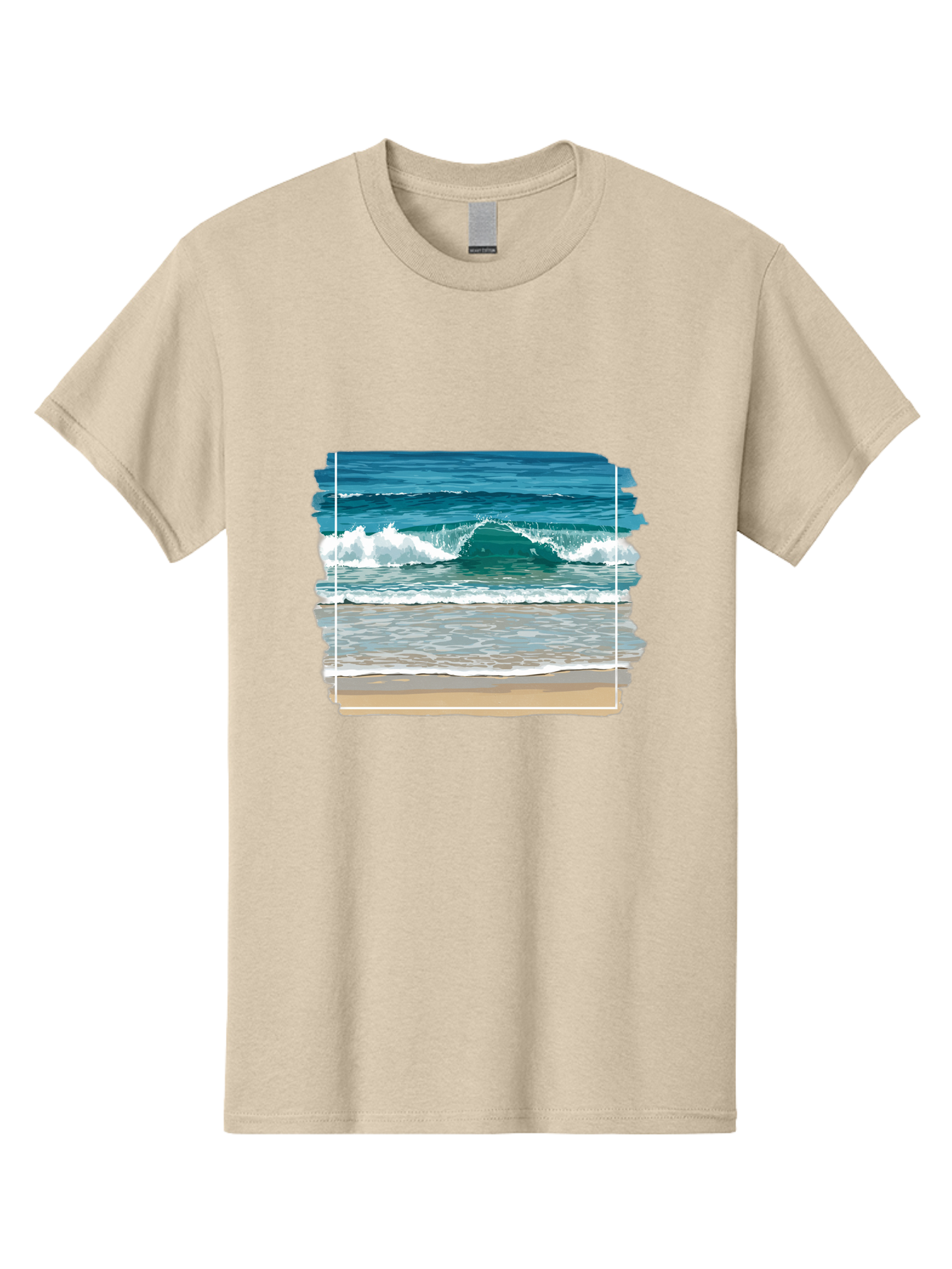 Ocean-Waves-2 Men'S Graphic Tee, 100% Cotton, Comfortable Casual Summer Wear, Machine Washable, Vintage Camera, Old Camera, Antique Camera, Black Camera, Classic Photography, Photography Equipment, Nostalgic Device, Film Camera, Camera Art Bak987