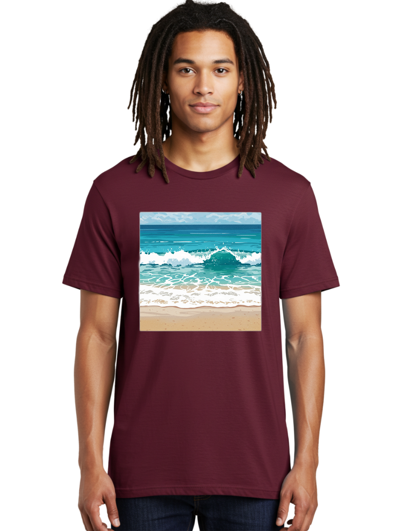 Ocean-Waves Men'S Graphic Tee, 100% Cotton, Comfortable Casual Summer Wear, Machine Washable, Vintage Camera, Old Camera, Antique Camera, Black Camera, Classic Photography, Photography Equipment, Nostalgic Device, Film Camera, Camera Art Bak988