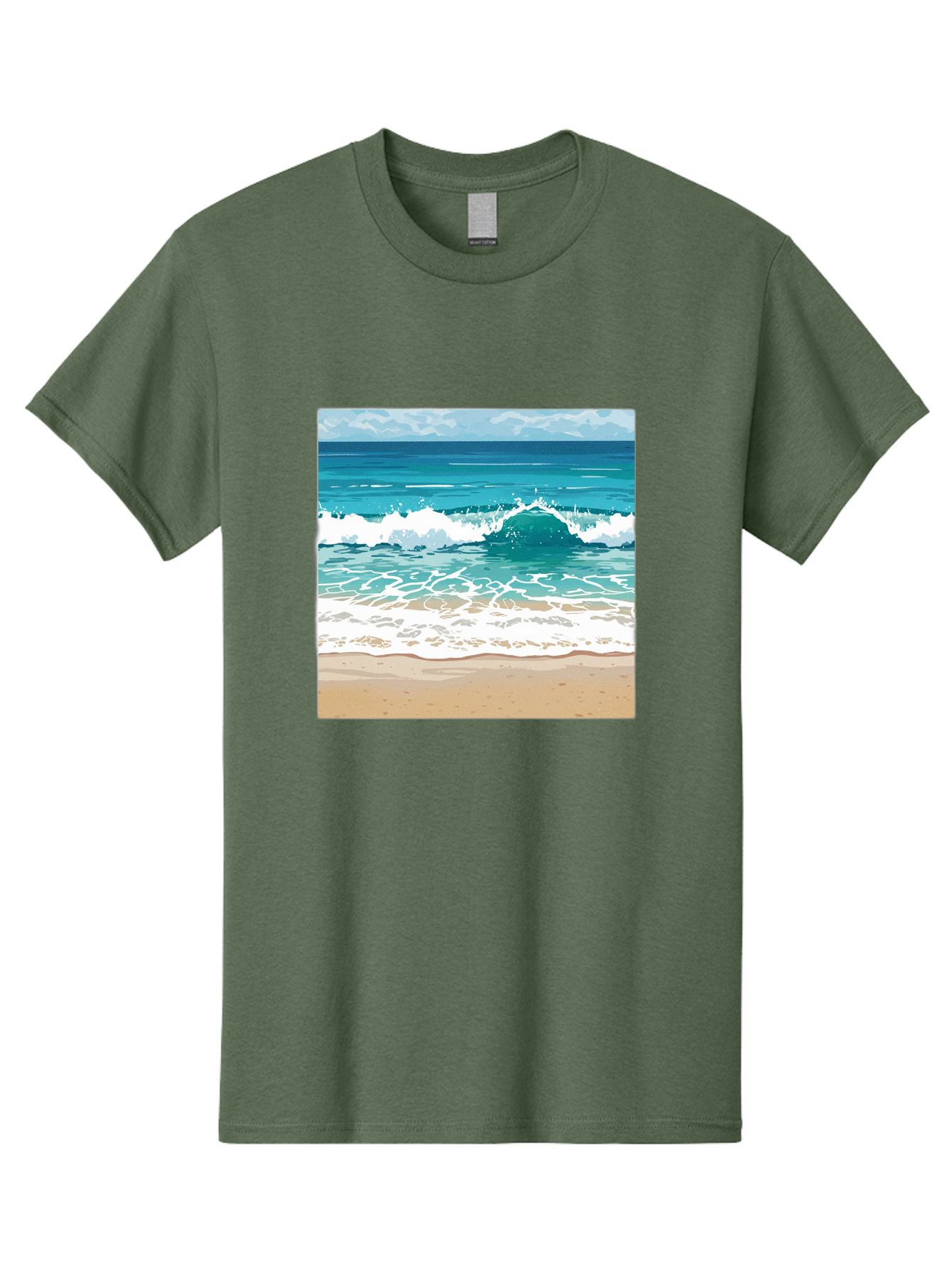 Ocean-Waves Men'S Graphic Tee, 100% Cotton, Comfortable Casual Summer Wear, Machine Washable, Vintage Camera, Old Camera, Antique Camera, Black Camera, Classic Photography, Photography Equipment, Nostalgic Device, Film Camera, Camera Art Bak988