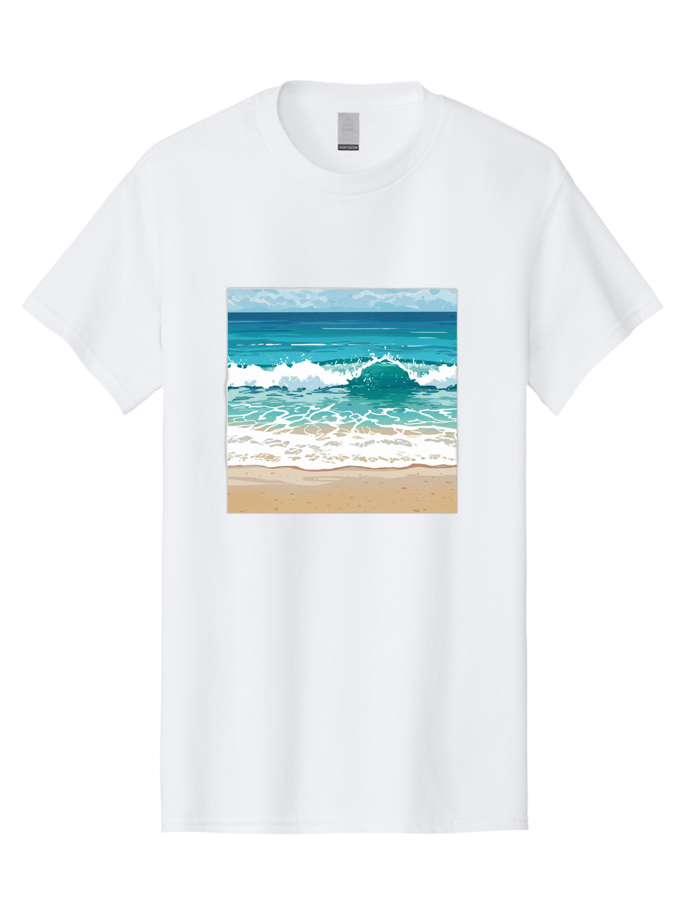 Ocean-Waves Men'S Graphic Tee, 100% Cotton, Comfortable Casual Summer Wear, Machine Washable, Vintage Camera, Old Camera, Antique Camera, Black Camera, Classic Photography, Photography Equipment, Nostalgic Device, Film Camera, Camera Art Bak988