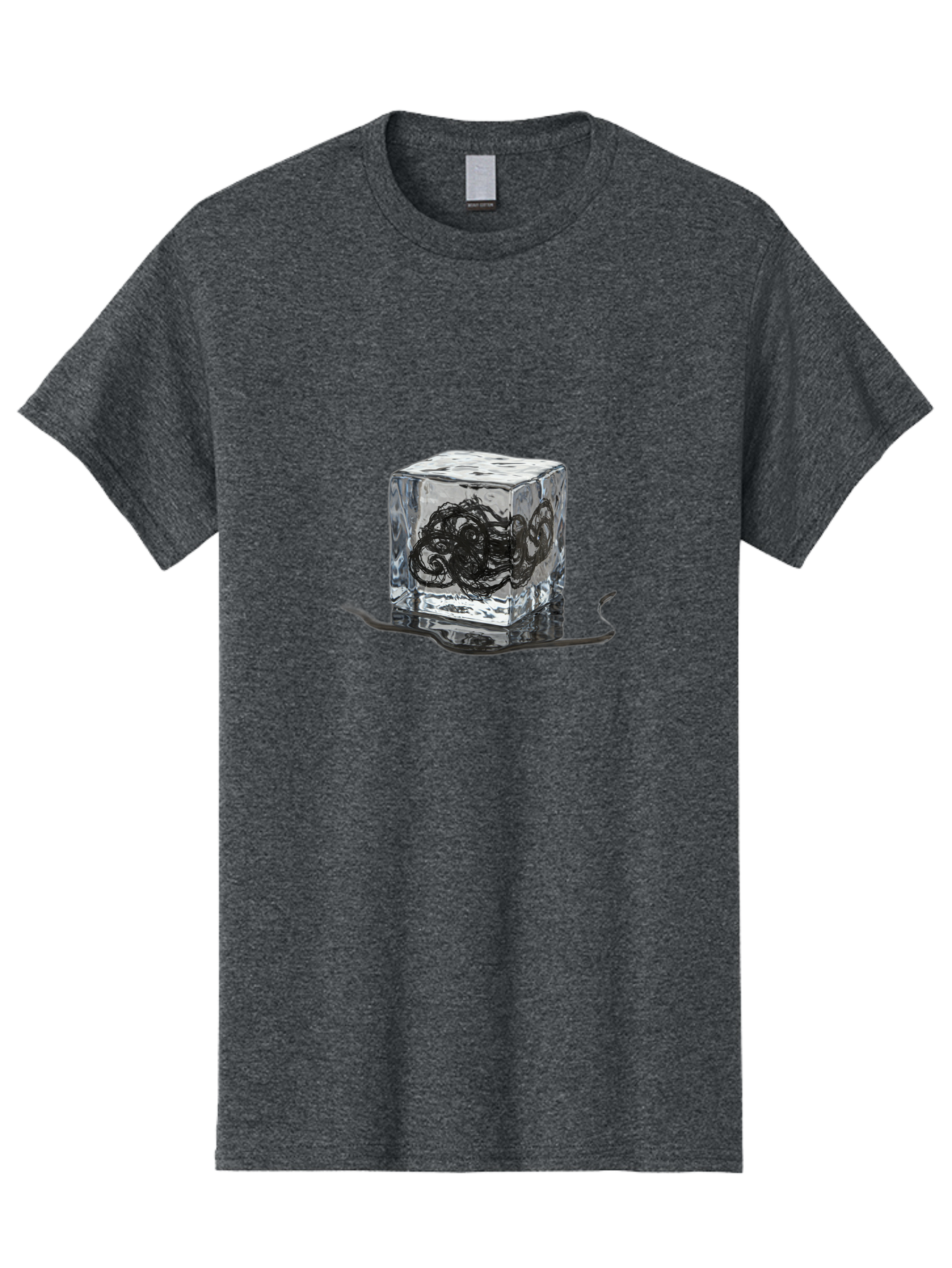 Octopus-In-Ice-Cube Men'S Graphic Tee, 100% Cotton, Comfortable Casual Summer Wear, Machine Washable, Vintage Camera, Old Camera, Antique Camera, Black Camera, Classic Photography, Photography Equipment, Nostalgic Device, Film Camera, Bak992