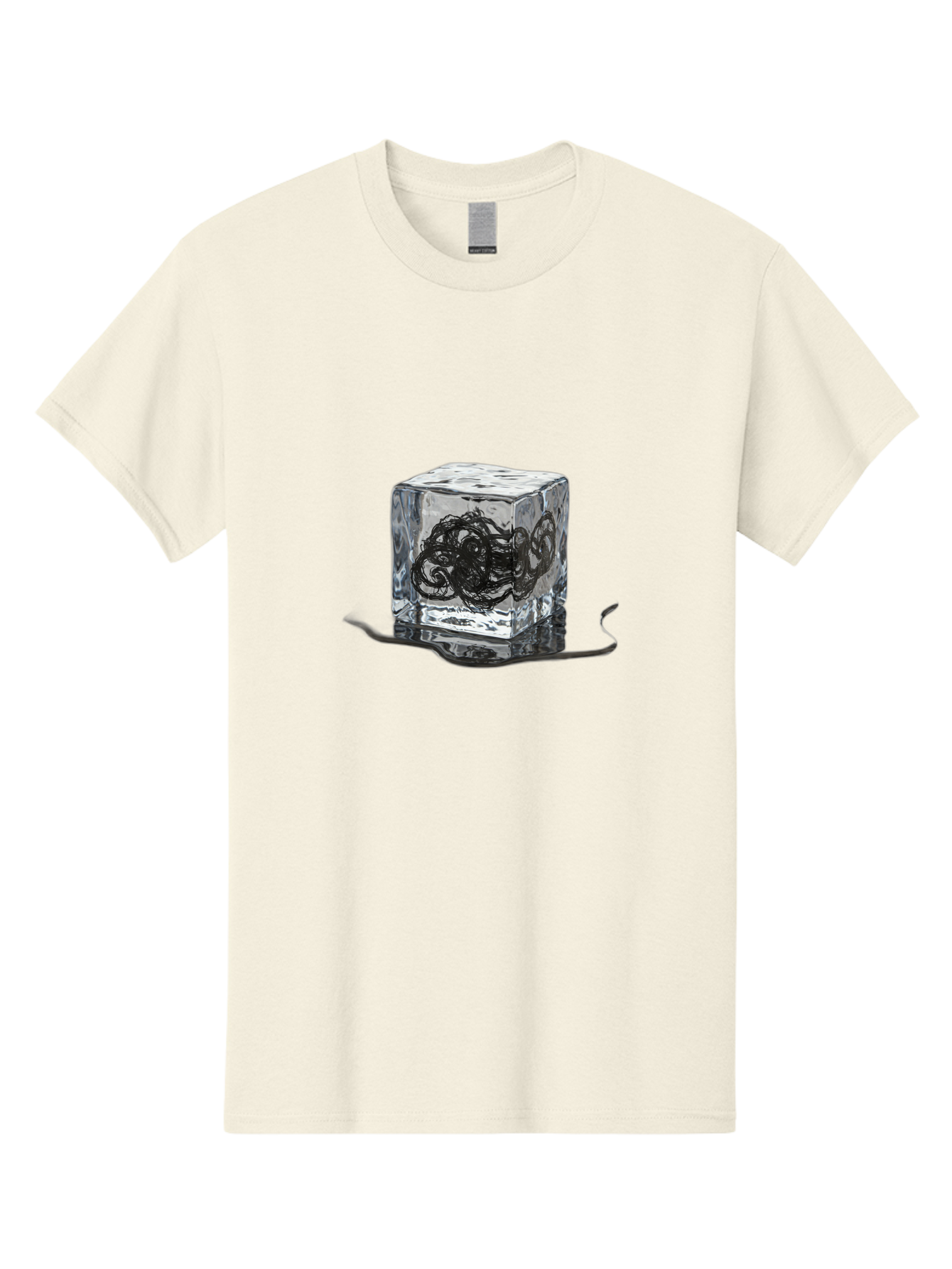 Octopus-In-Ice-Cube Men'S Graphic Tee, 100% Cotton, Comfortable Casual Summer Wear, Machine Washable, Vintage Camera, Old Camera, Antique Camera, Black Camera, Classic Photography, Photography Equipment, Nostalgic Device, Film Camera, Bak992