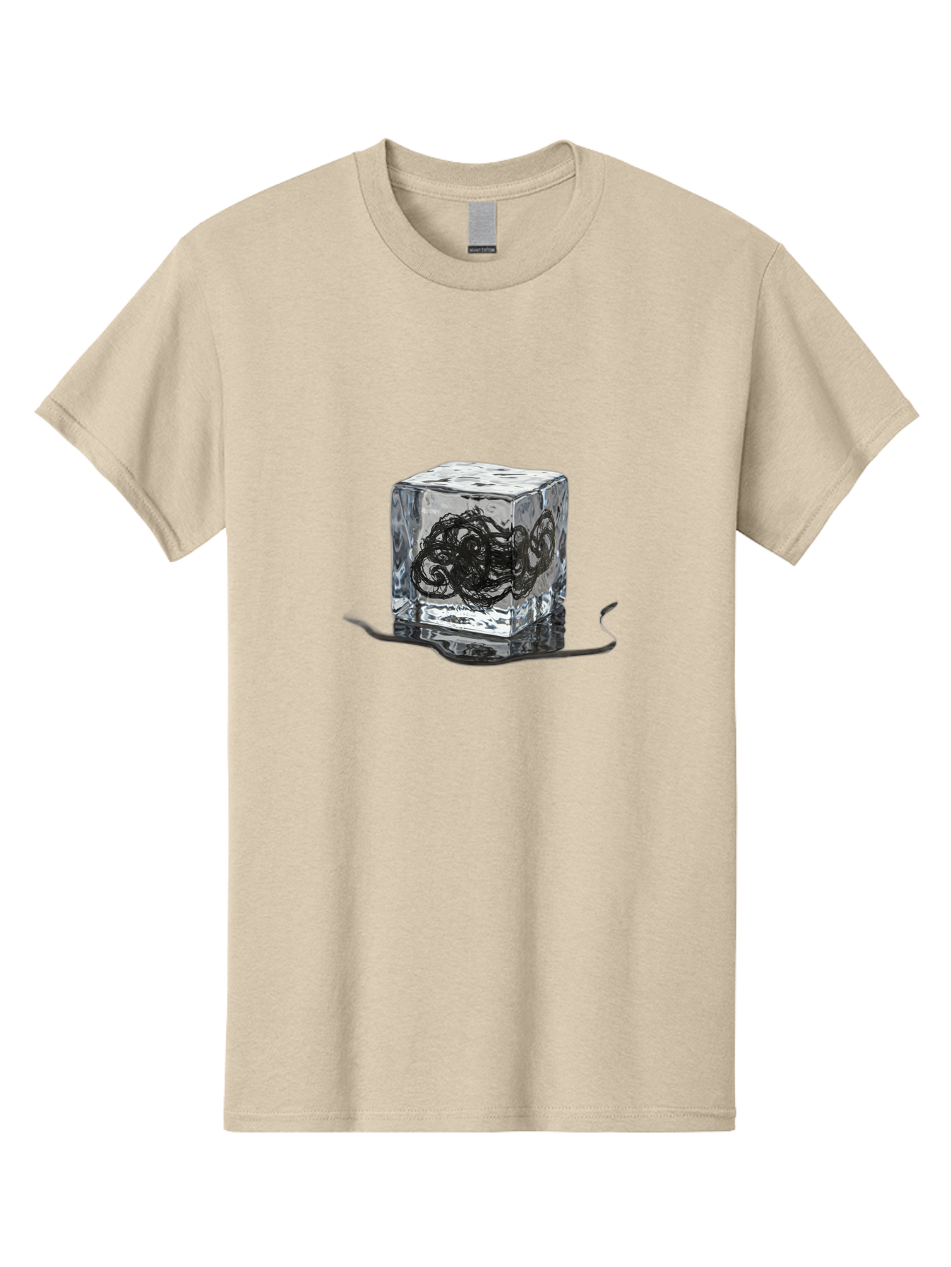 Octopus-In-Ice-Cube Men'S Graphic Tee, 100% Cotton, Comfortable Casual Summer Wear, Machine Washable, Vintage Camera, Old Camera, Antique Camera, Black Camera, Classic Photography, Photography Equipment, Nostalgic Device, Film Camera, Bak992
