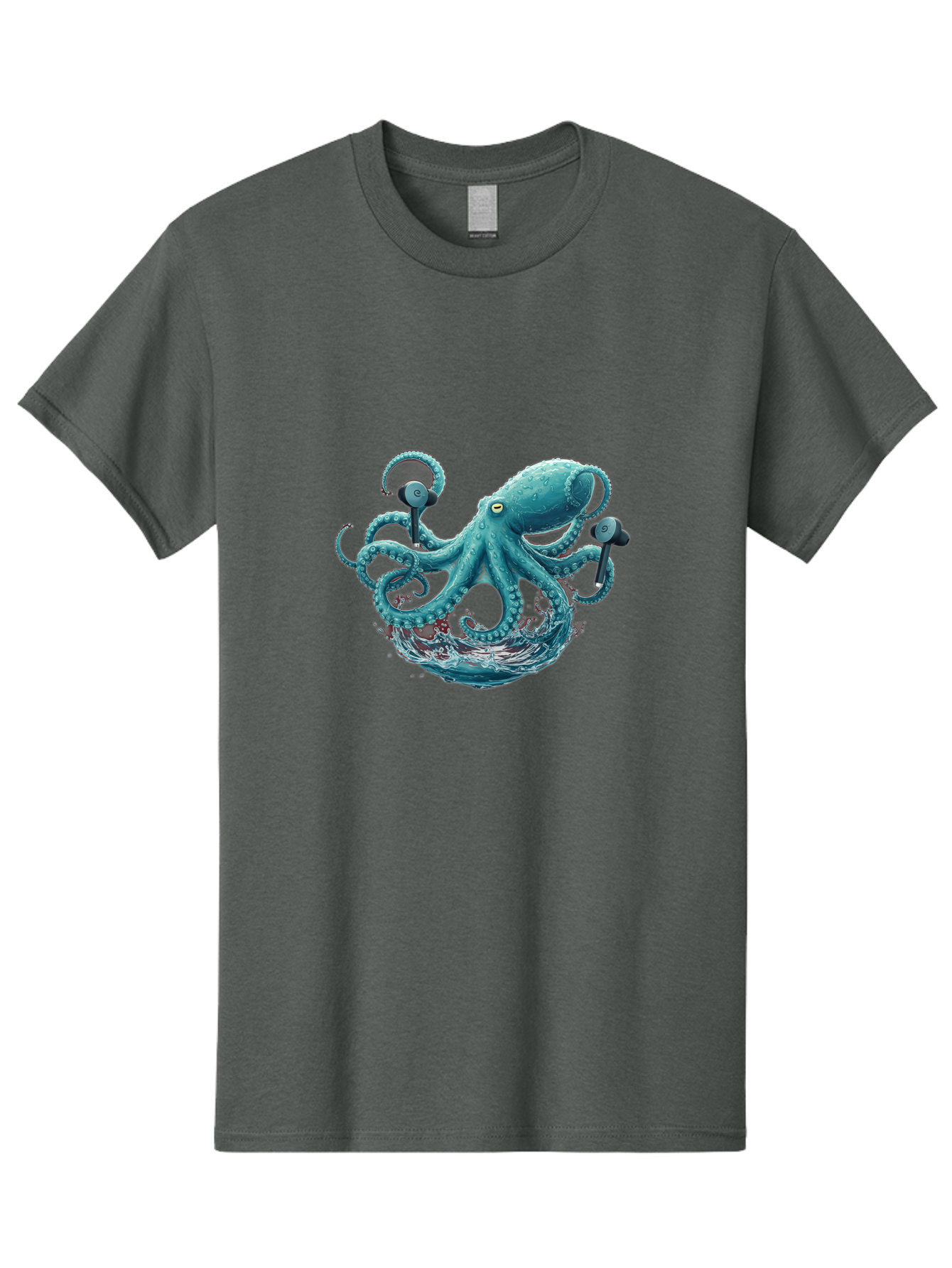 Octopus Men'S Graphic Tee, 100% Cotton, Comfortable Casual Summer Wear, Machine Washable, Vintage Camera, Old Camera, Antique Camera, Black Camera, Classic Photography, Photography Equipment, Nostalgic Device, Film Camera, Camera Art Bak993