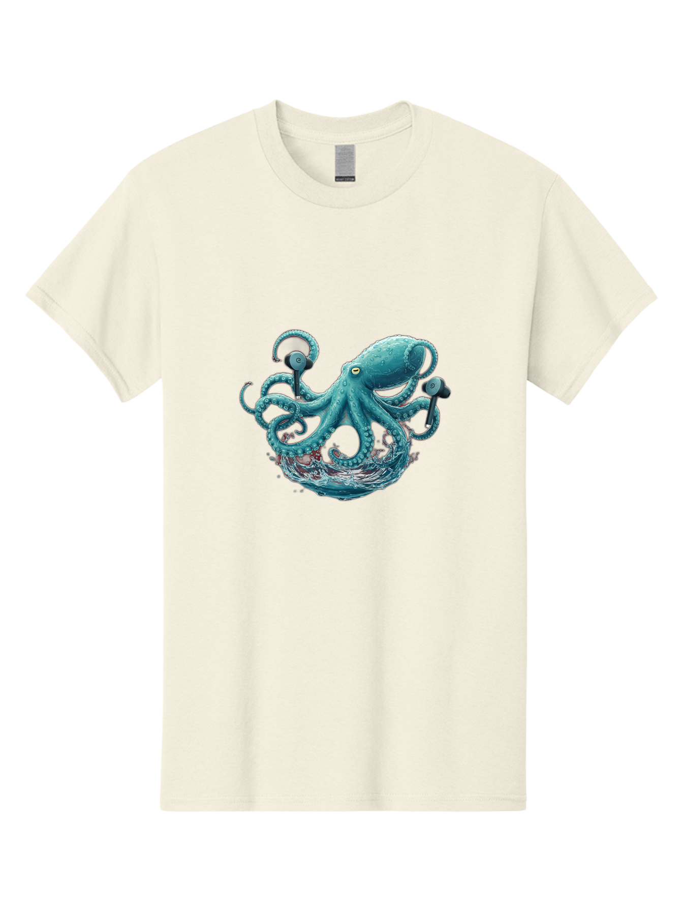 Octopus Men'S Graphic Tee, 100% Cotton, Comfortable Casual Summer Wear, Machine Washable, Vintage Camera, Old Camera, Antique Camera, Black Camera, Classic Photography, Photography Equipment, Nostalgic Device, Film Camera, Camera Art Bak993