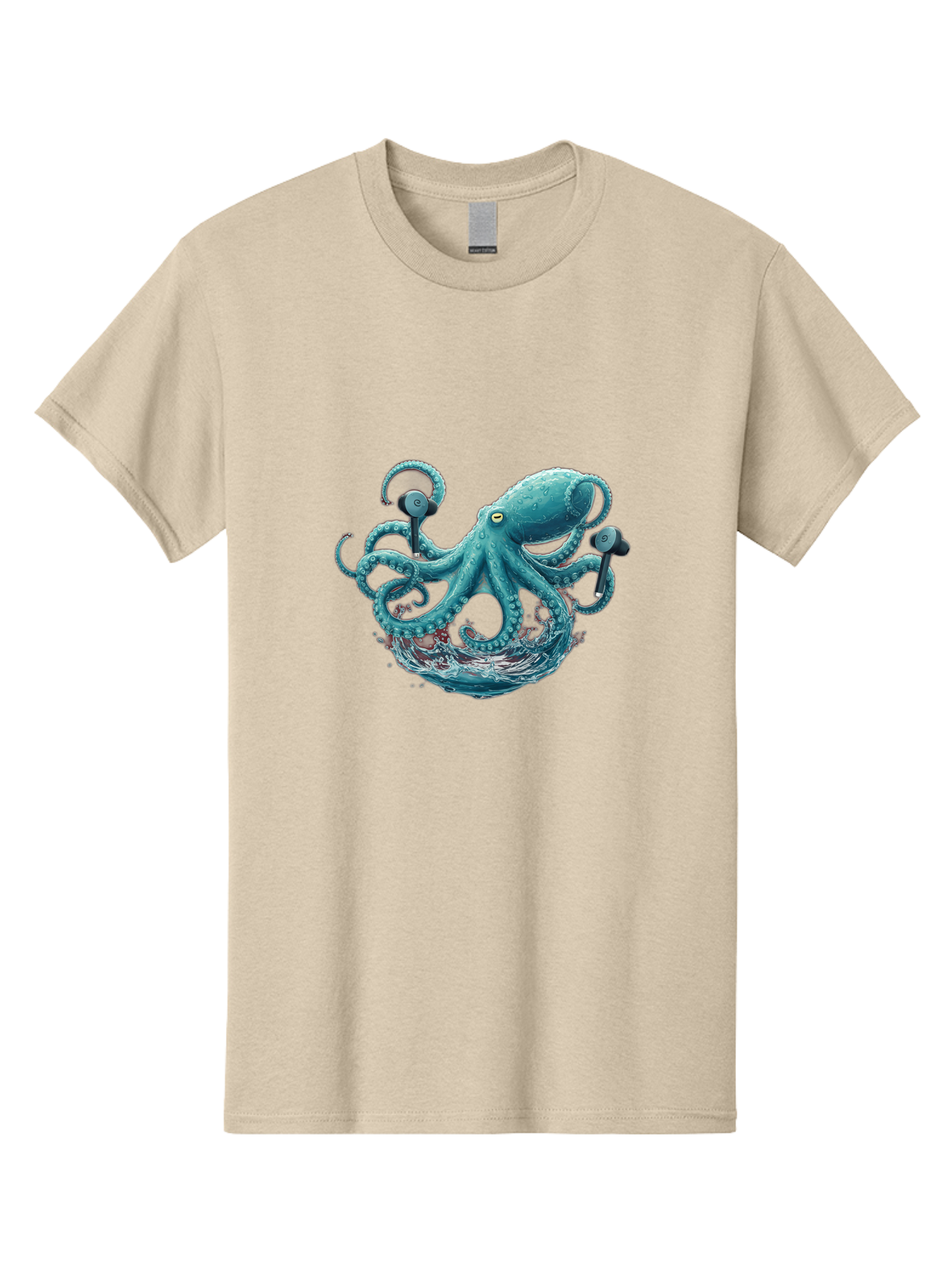 Octopus Men'S Graphic Tee, 100% Cotton, Comfortable Casual Summer Wear, Machine Washable, Vintage Camera, Old Camera, Antique Camera, Black Camera, Classic Photography, Photography Equipment, Nostalgic Device, Film Camera, Camera Art Bak993
