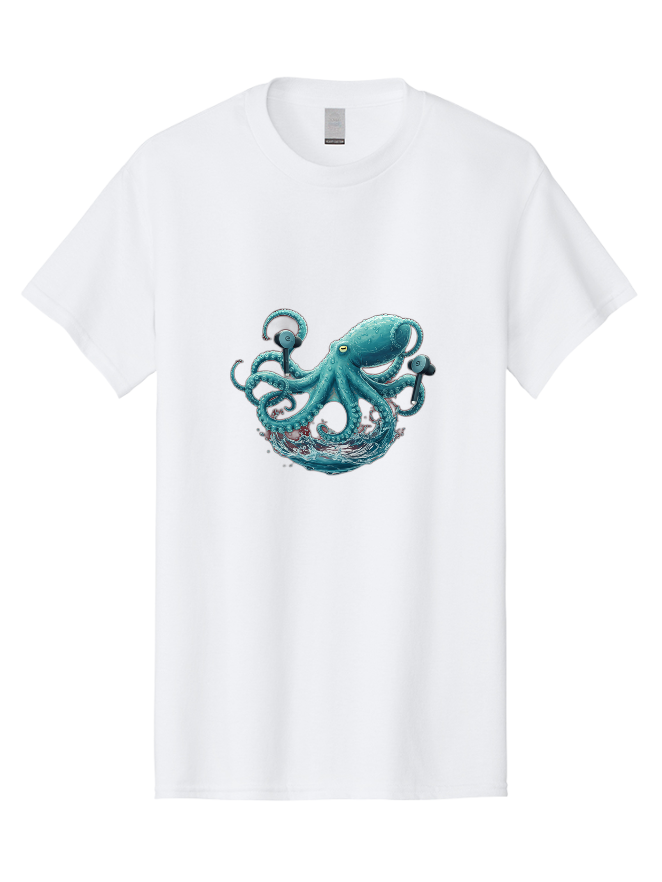 Octopus Men'S Graphic Tee, 100% Cotton, Comfortable Casual Summer Wear, Machine Washable, Vintage Camera, Old Camera, Antique Camera, Black Camera, Classic Photography, Photography Equipment, Nostalgic Device, Film Camera, Camera Art Bak993