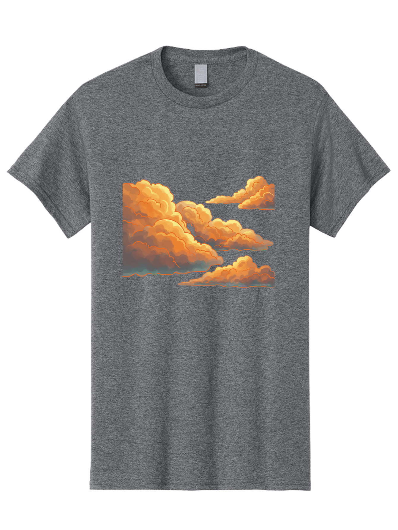 Orange-Clouds Men'S Graphic Tee, 100% Cotton, Comfortable Casual Summer Wear, Machine Washable, Vintage Camera, Old Camera, Antique Camera, Black Camera, Classic Photography, Photography Equipment, Nostalgic Device, Film Camera, Camera Art Bal002