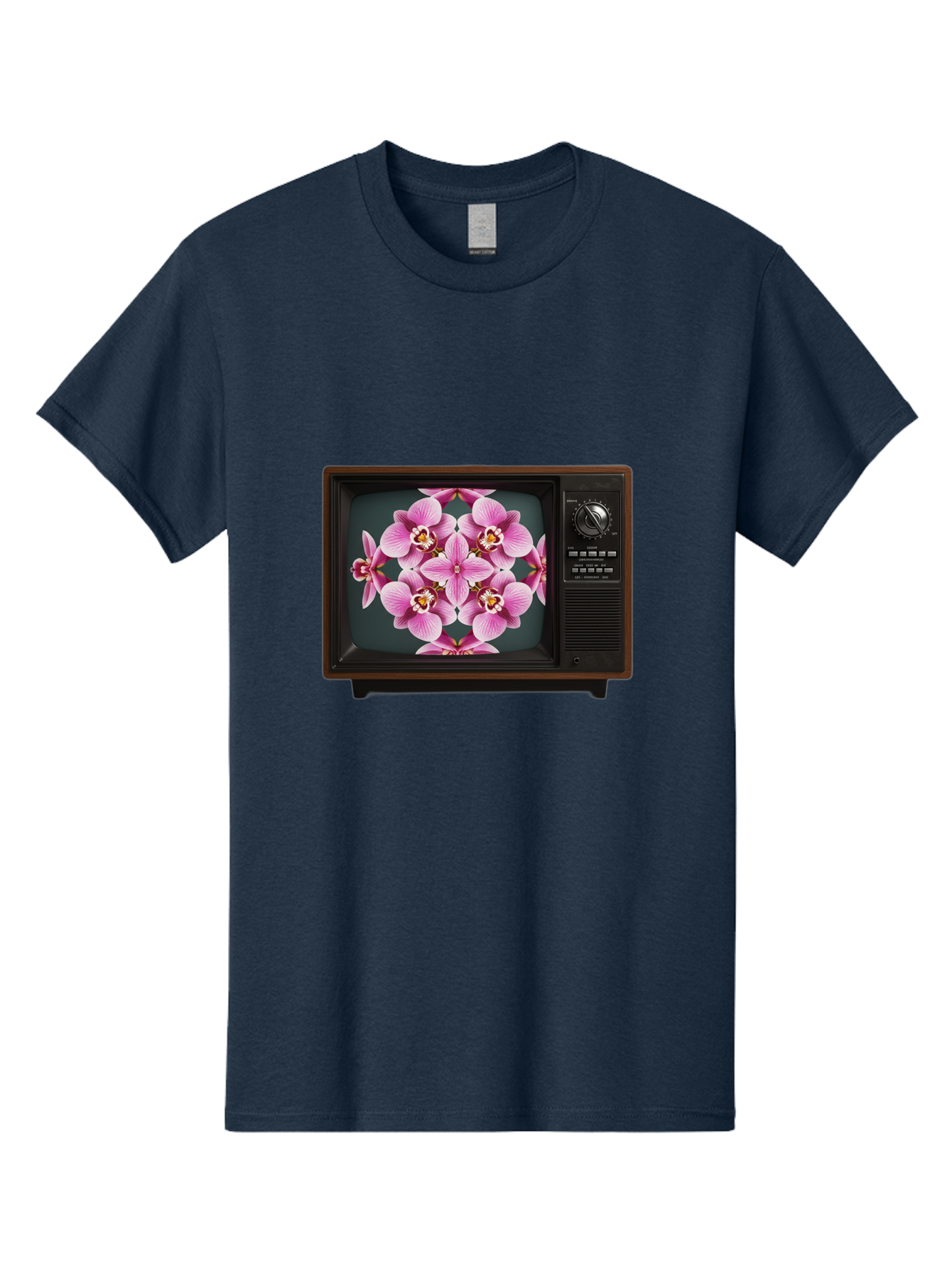 Orchids-On-Tv Men'S Graphic Tee, 100% Cotton, Comfortable Casual Summer Wear, Machine Washable, Vintage Camera, Old Camera, Antique Camera, Black Camera, Classic Photography, Photography Equipment, Nostalgic Device, Film Camera, Camera Art Bal007