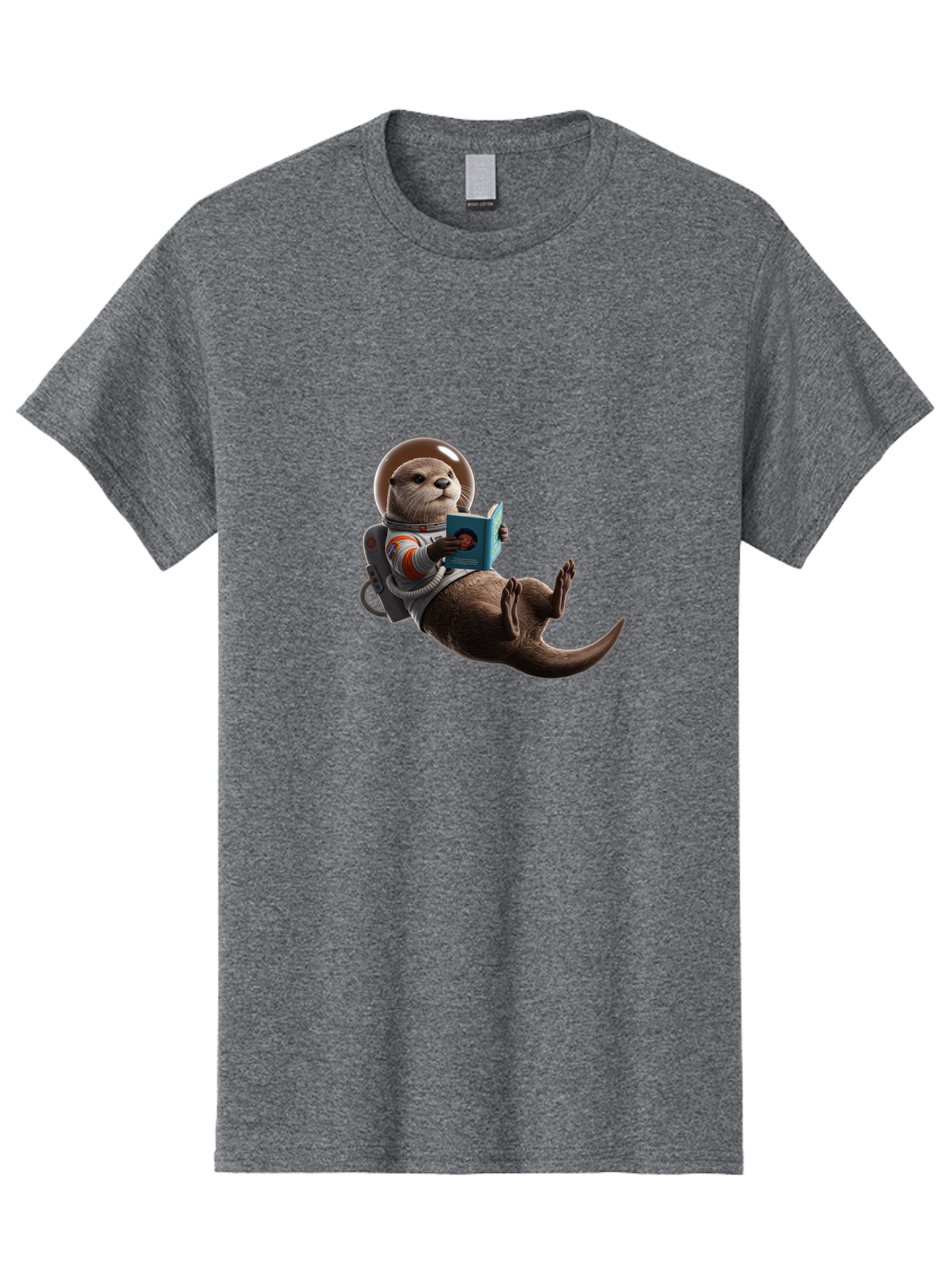 Otter-In-Spacesuit-Reading-Book Men'S Graphic Tee, 100% Cotton, Comfortable Casual Summer Wear, Machine Washable, Vintage Camera, Old Camera, Antique Camera, Black Camera, Classic Photography, Photography Equipment, Nostalgic Device, Bal010