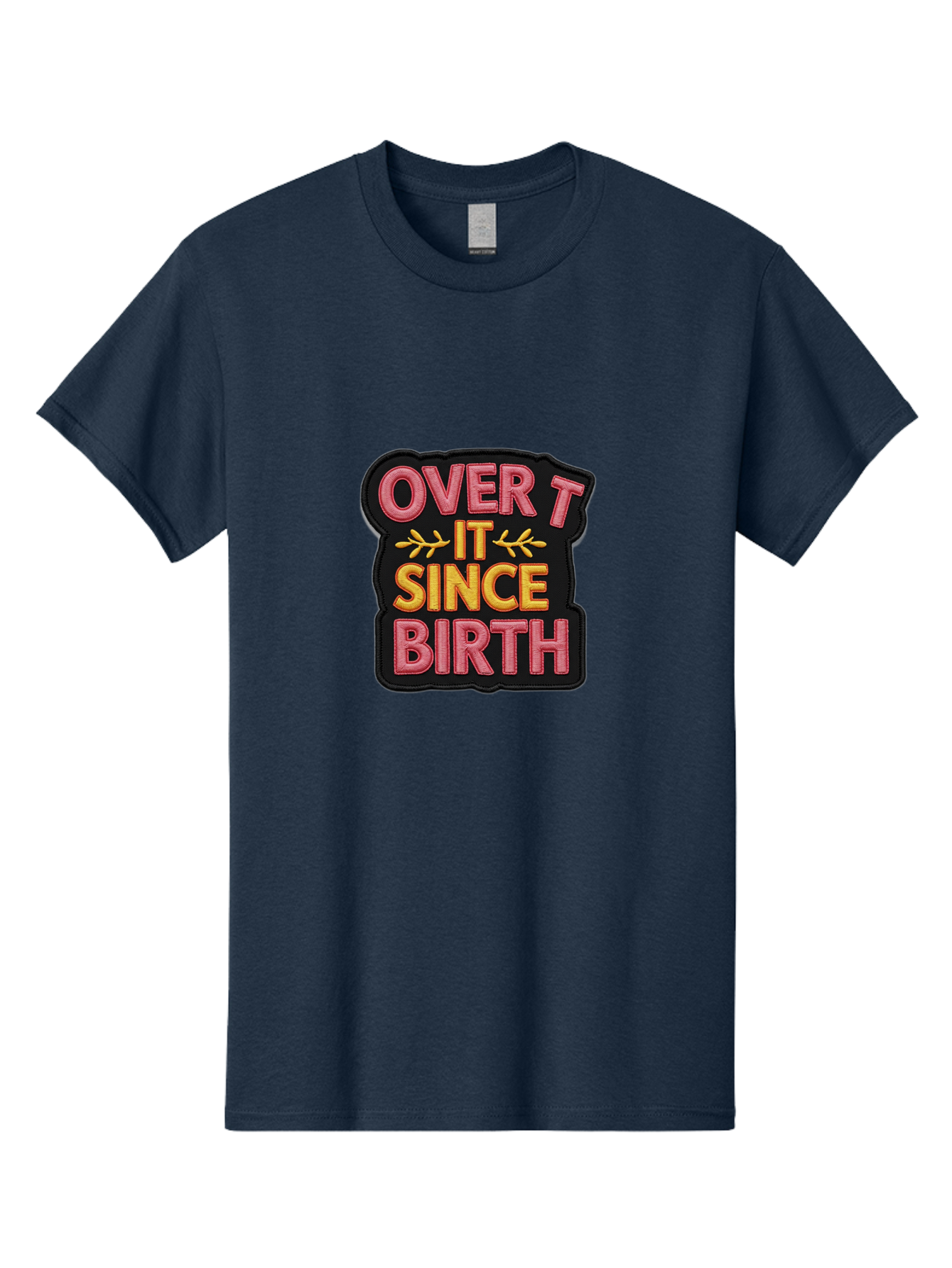 Over-It-Since-Birth-1 Men'S Graphic Tee, 100% Cotton, Comfortable Casual Summer Wear, Machine Washable, Vintage Camera, Old Camera, Antique Camera, Black Camera, Classic Photography, Photography Equipment, Nostalgic Device, Film Camera, Bal013