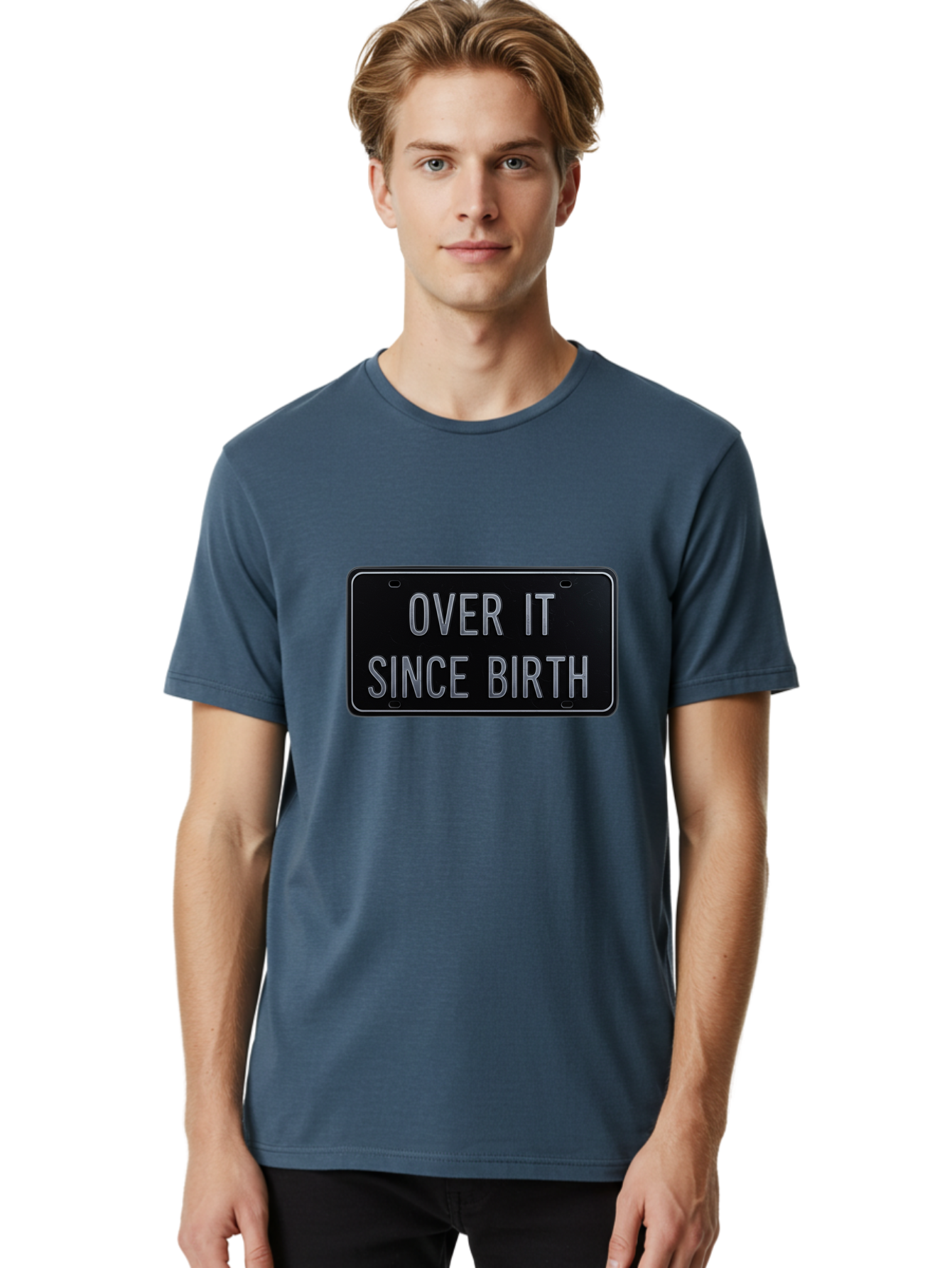 Over-It-Since-Birth-2 Men'S Graphic Tee, 100% Cotton, Comfortable Casual Summer Wear, Machine Washable, Vintage Camera, Old Camera, Antique Camera, Black Camera, Classic Photography, Photography Equipment, Nostalgic Device, Film Camera, Bal014
