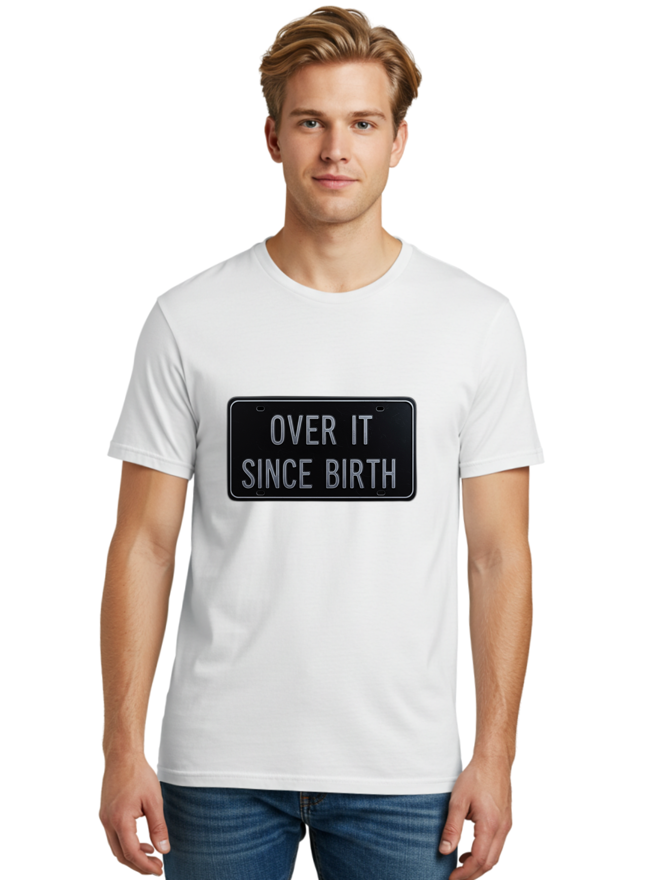 Over-It-Since-Birth-2 Men'S Graphic Tee, 100% Cotton, Comfortable Casual Summer Wear, Machine Washable, Vintage Camera, Old Camera, Antique Camera, Black Camera, Classic Photography, Photography Equipment, Nostalgic Device, Film Camera, Bal014