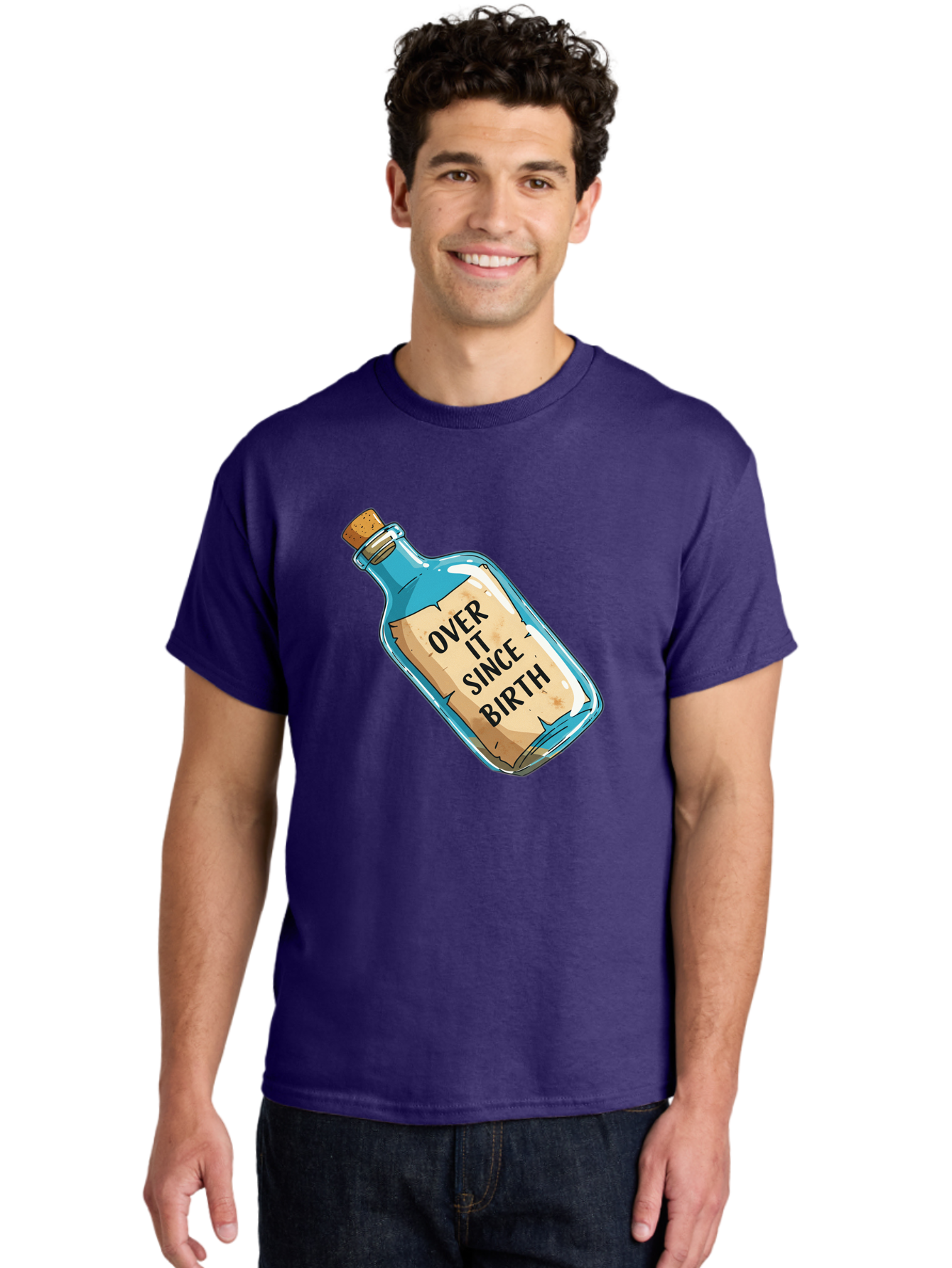 Over-It-Since-Birth-3 Men'S Graphic Tee, 100% Cotton, Comfortable Casual Summer Wear, Machine Washable, Vintage Camera, Old Camera, Antique Camera, Black Camera, Classic Photography, Photography Equipment, Nostalgic Device, Film Camera, Bal015