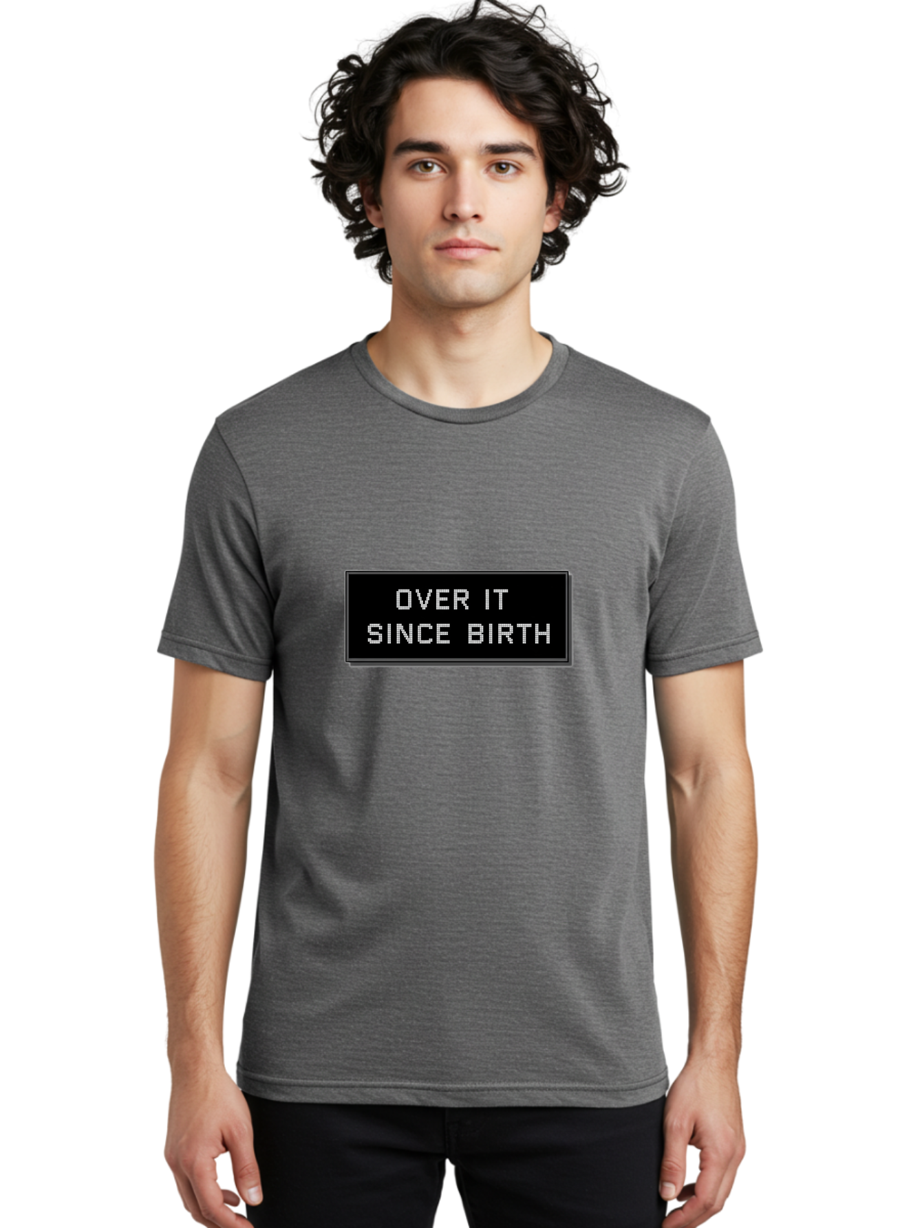 Over-It-Since-Birth-5 Men'S Graphic Tee, 100% Cotton, Comfortable Casual Summer Wear, Machine Washable, Vintage Camera, Old Camera, Antique Camera, Black Camera, Classic Photography, Photography Equipment, Nostalgic Device, Film Camera, Bal017