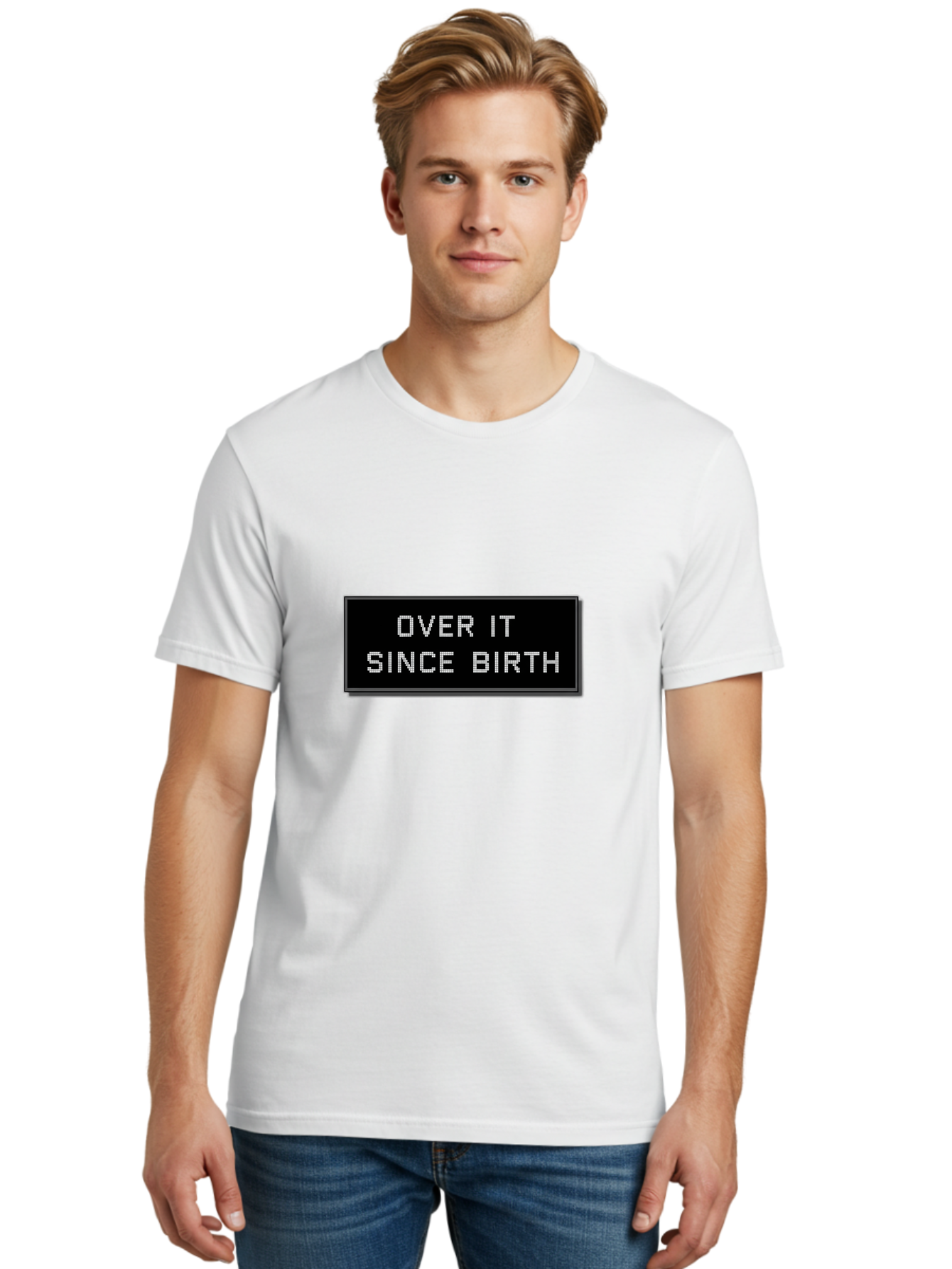 Over-It-Since-Birth-5 Men'S Graphic Tee, 100% Cotton, Comfortable Casual Summer Wear, Machine Washable, Vintage Camera, Old Camera, Antique Camera, Black Camera, Classic Photography, Photography Equipment, Nostalgic Device, Film Camera, Bal017