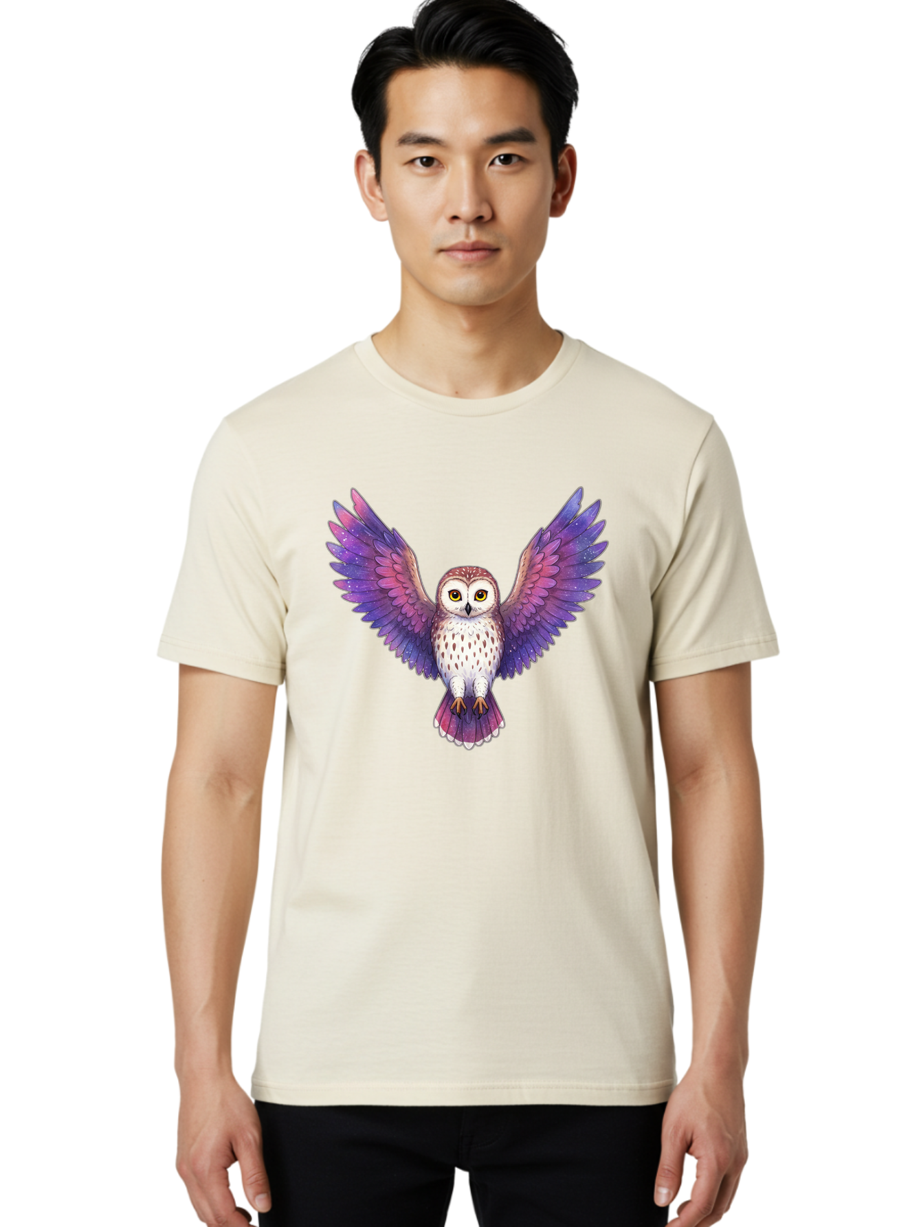 Owl-1 Men'S Graphic Tee, 100% Cotton, Comfortable Casual Summer Wear, Machine Washable, Vintage Camera, Old Camera, Antique Camera, Black Camera, Classic Photography, Photography Equipment, Nostalgic Device, Film Camera, Camera Art Bal019