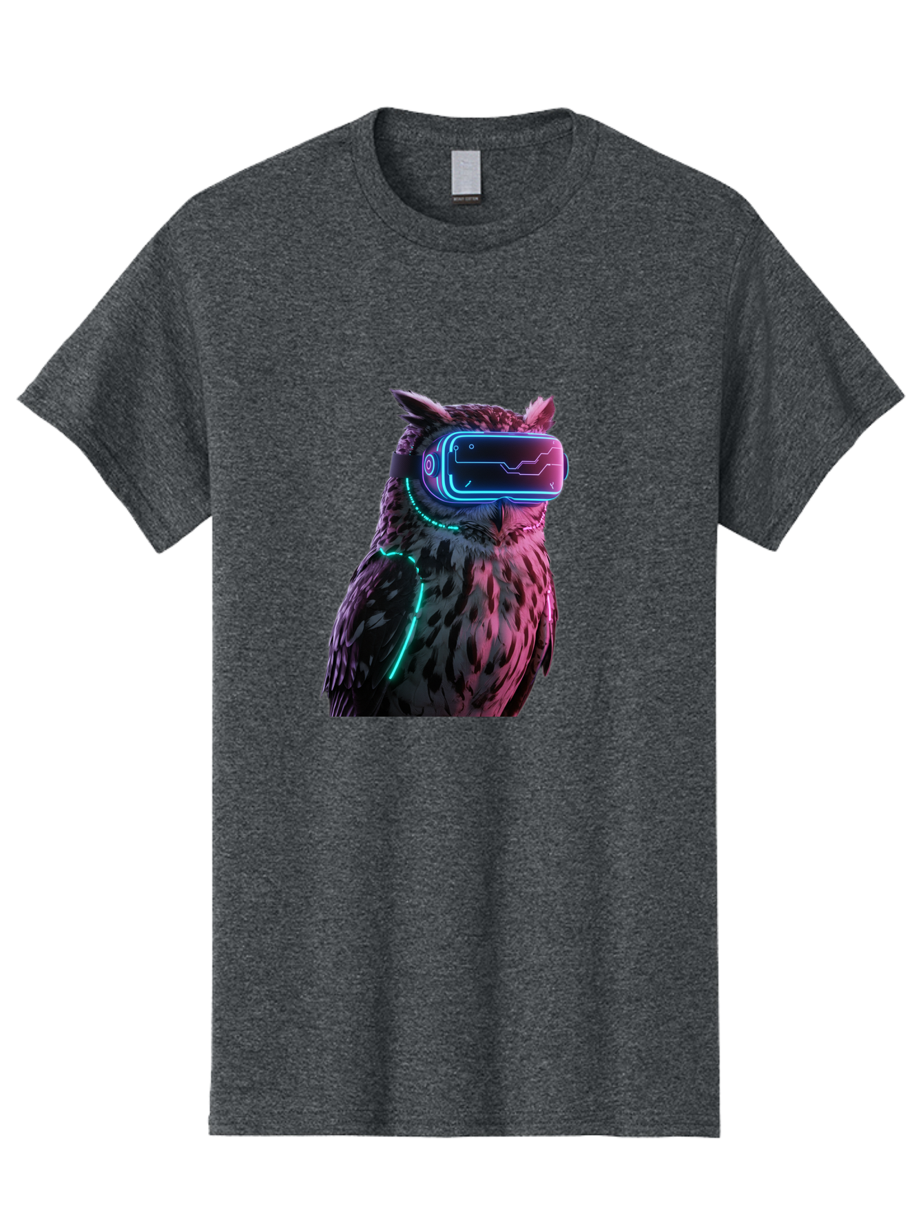 Owl-Vr-Headset-1 Men'S Graphic Tee, 100% Cotton, Comfortable Casual Summer Wear, Machine Washable, Vintage Camera, Old Camera, Antique Camera, Black Camera, Classic Photography, Photography Equipment, Nostalgic Device, Film Camera, Camera Art Bal023