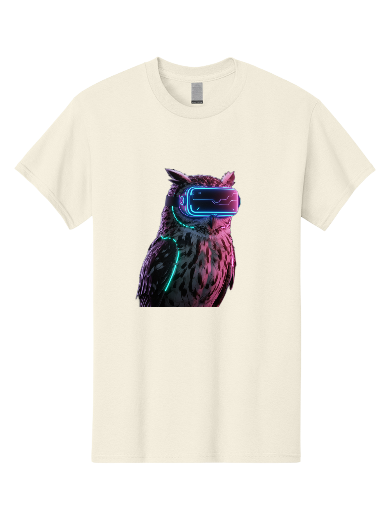 Owl-Vr-Headset-1 Men'S Graphic Tee, 100% Cotton, Comfortable Casual Summer Wear, Machine Washable, Vintage Camera, Old Camera, Antique Camera, Black Camera, Classic Photography, Photography Equipment, Nostalgic Device, Film Camera, Camera Art Bal023